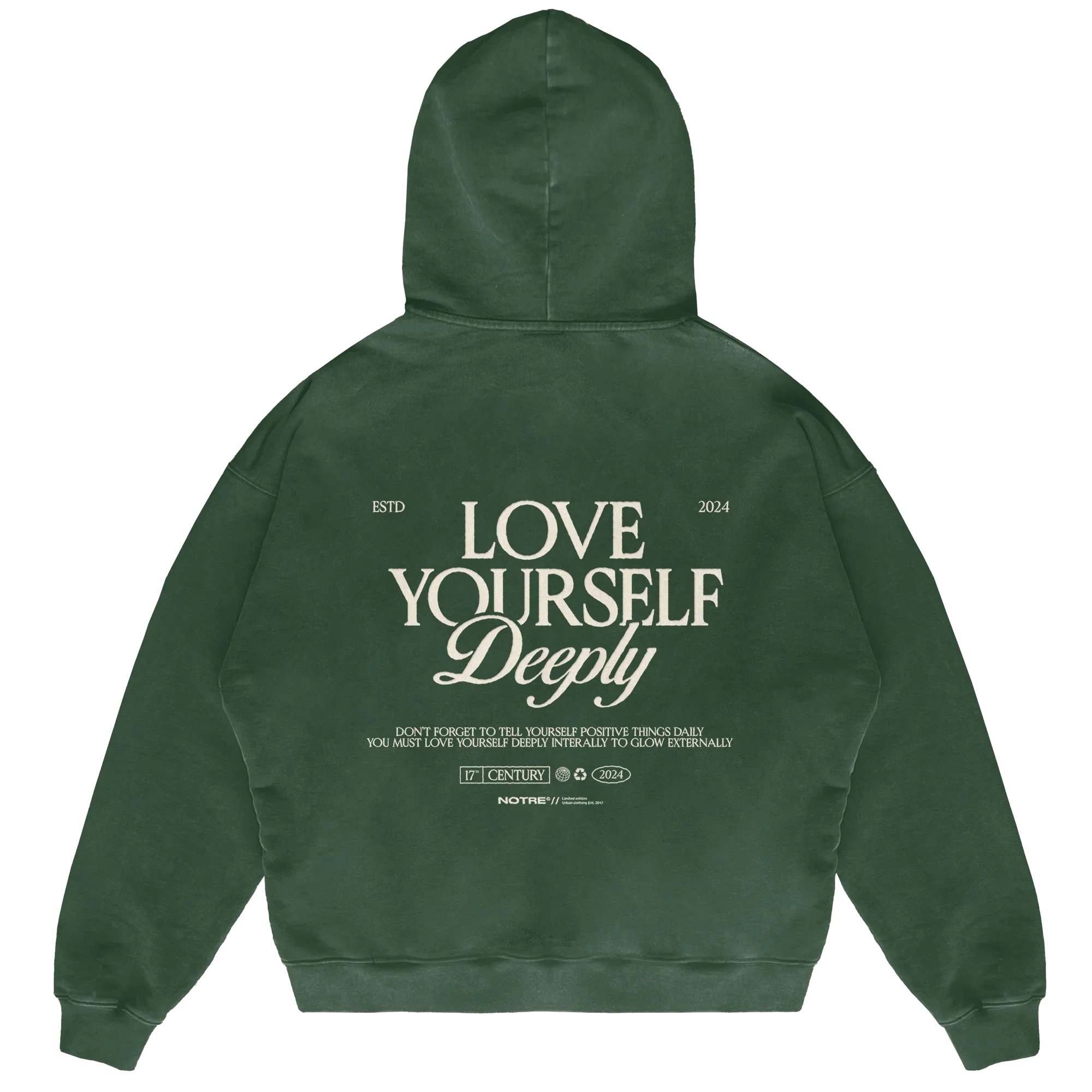 Felpa Hoodie Notre Love Yourself W24 24H EXPRESS SHIPMENT