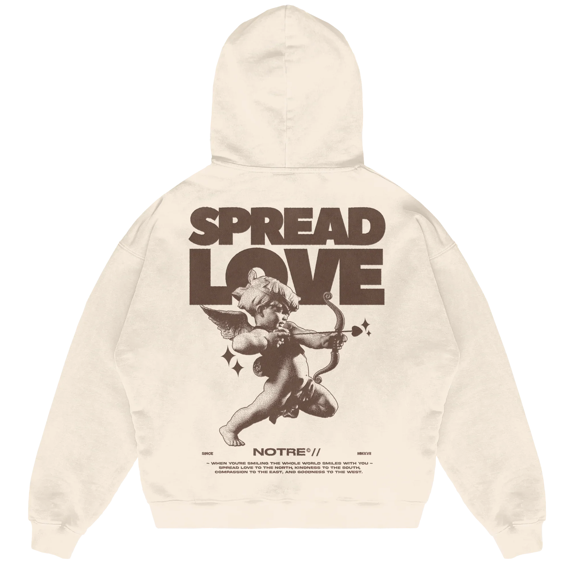 Felpa Hoodie Notre Spread Love 24H EXPRESS SHIPMENT