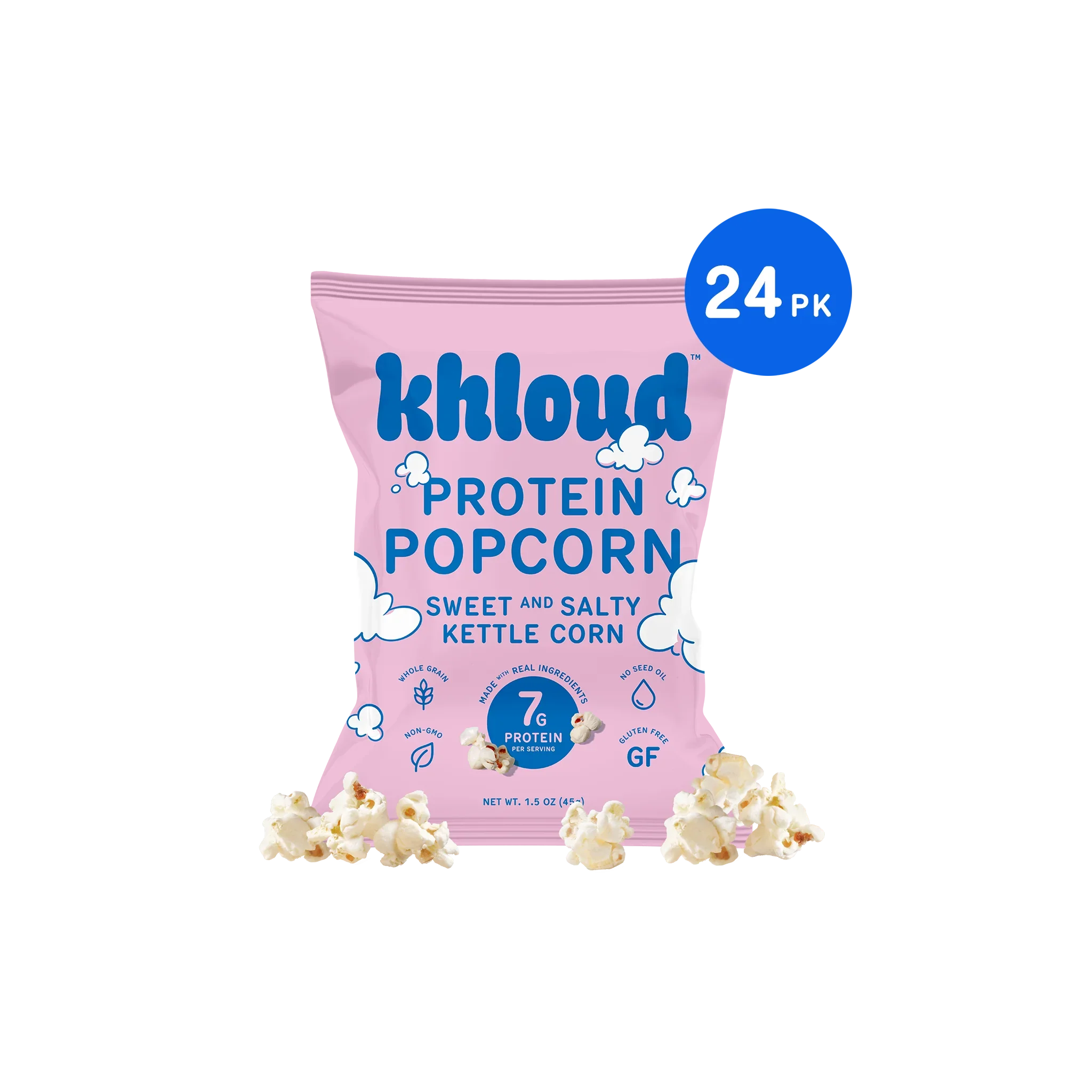 24-Pack | Sweet & Salty Kettle Corn Protein Popcorn (Snack Size)
