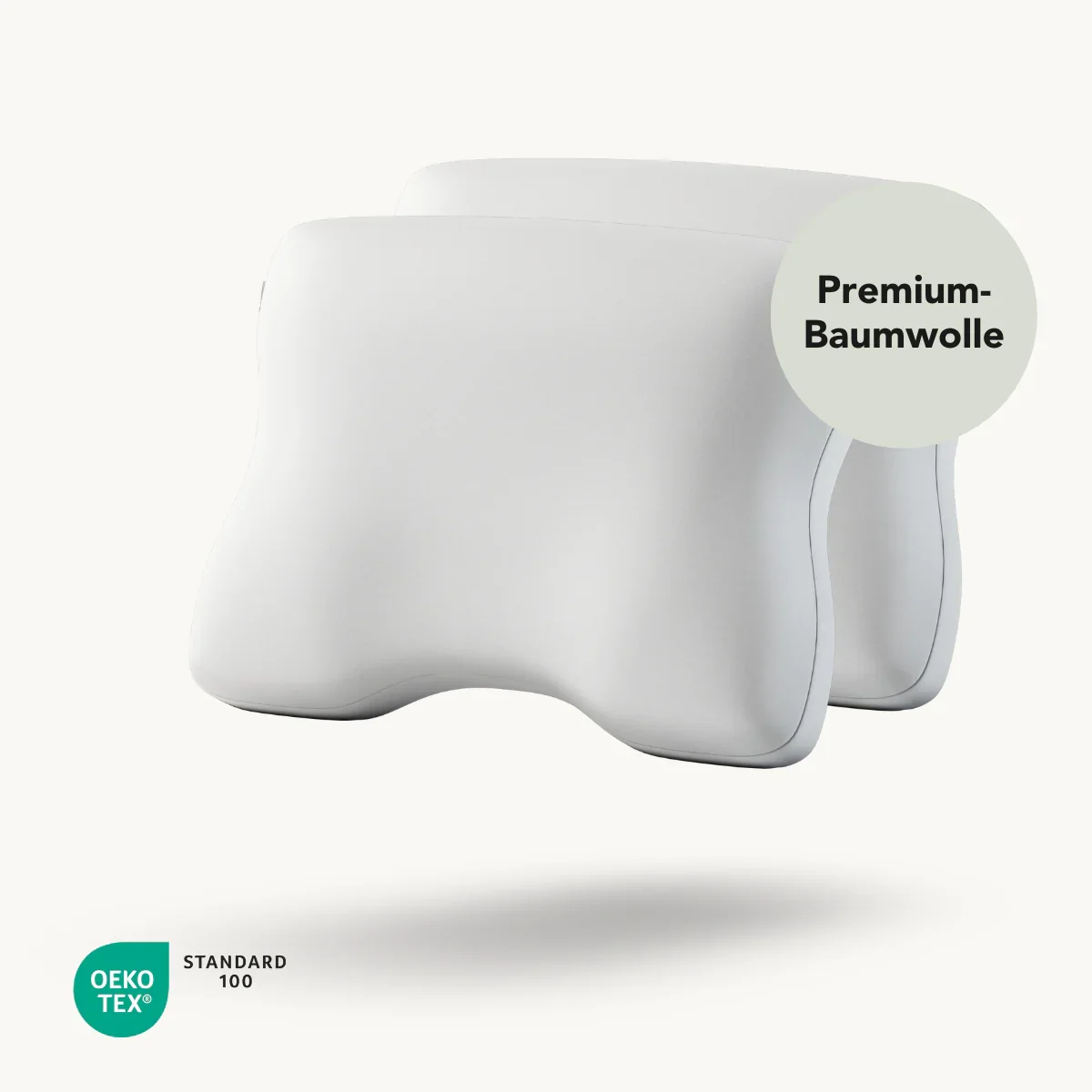 2er-Pack: Baumwoll-Kissenbezug