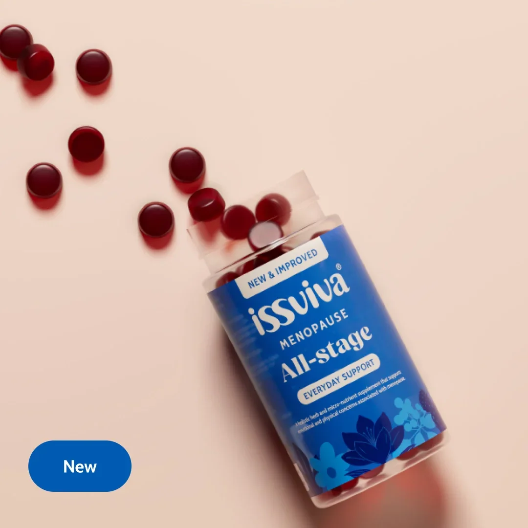 New & Improved Issviva All-Stage Menopause Support Food Supplement 60 gummies