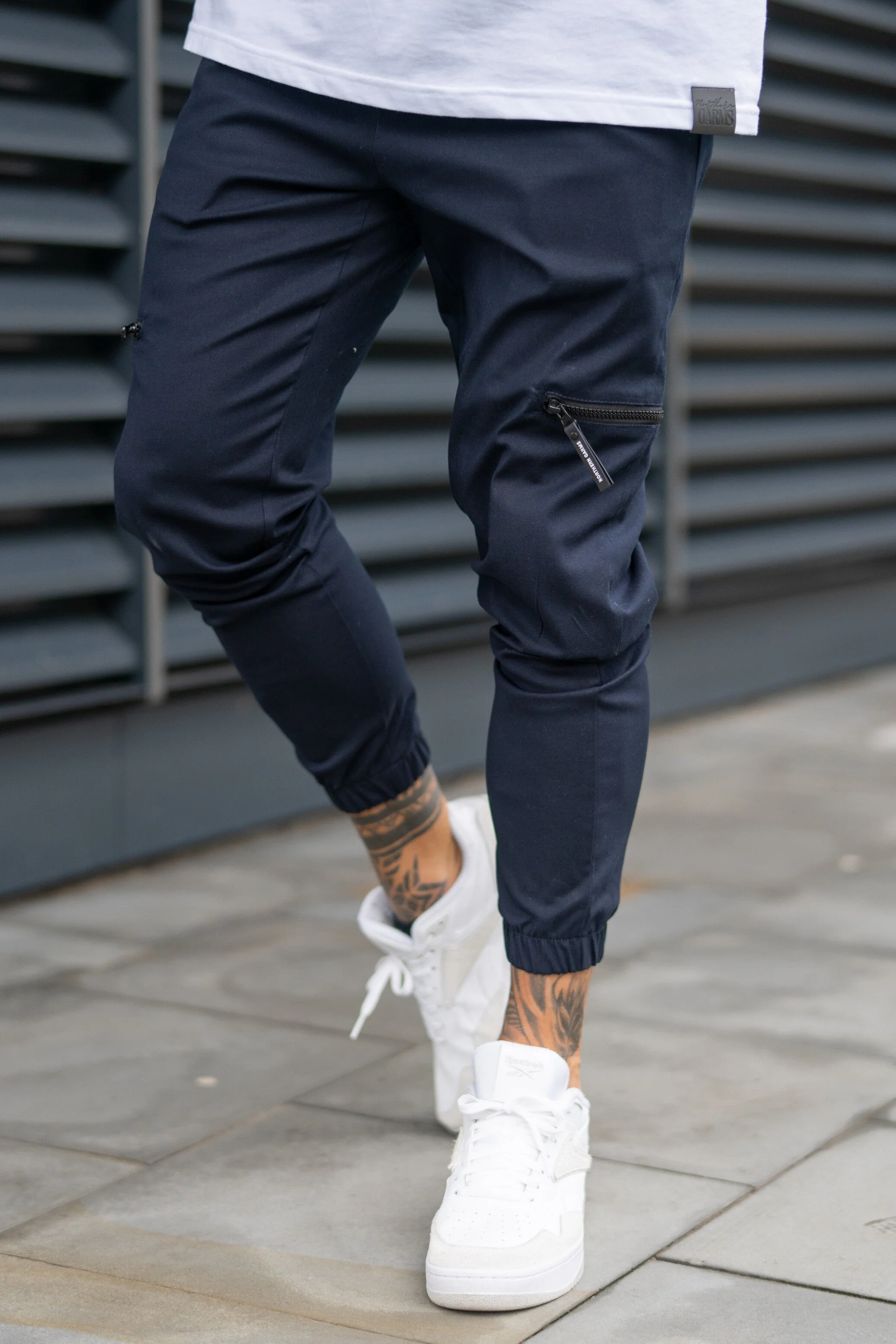ASSEMBLY CARGO TROUSERS - NAVY