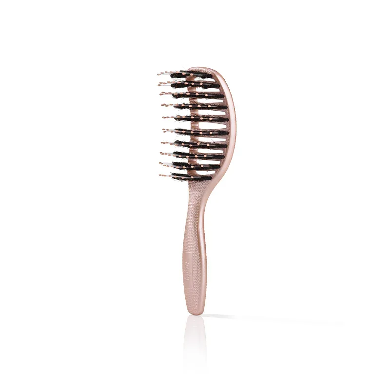 Mini Curvy Brush - hairbrush with boar bristles