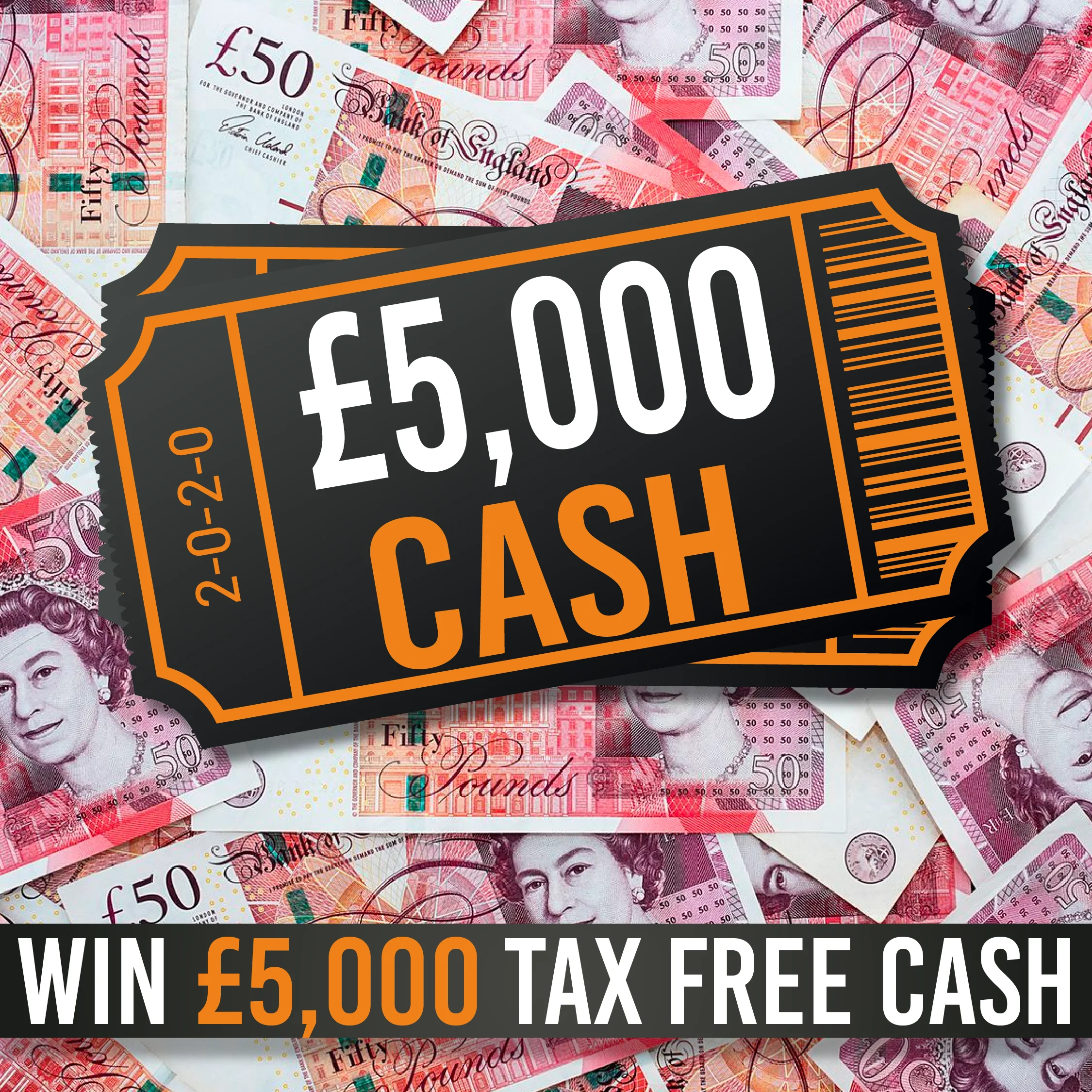 £5,000 TAX FREE CASH