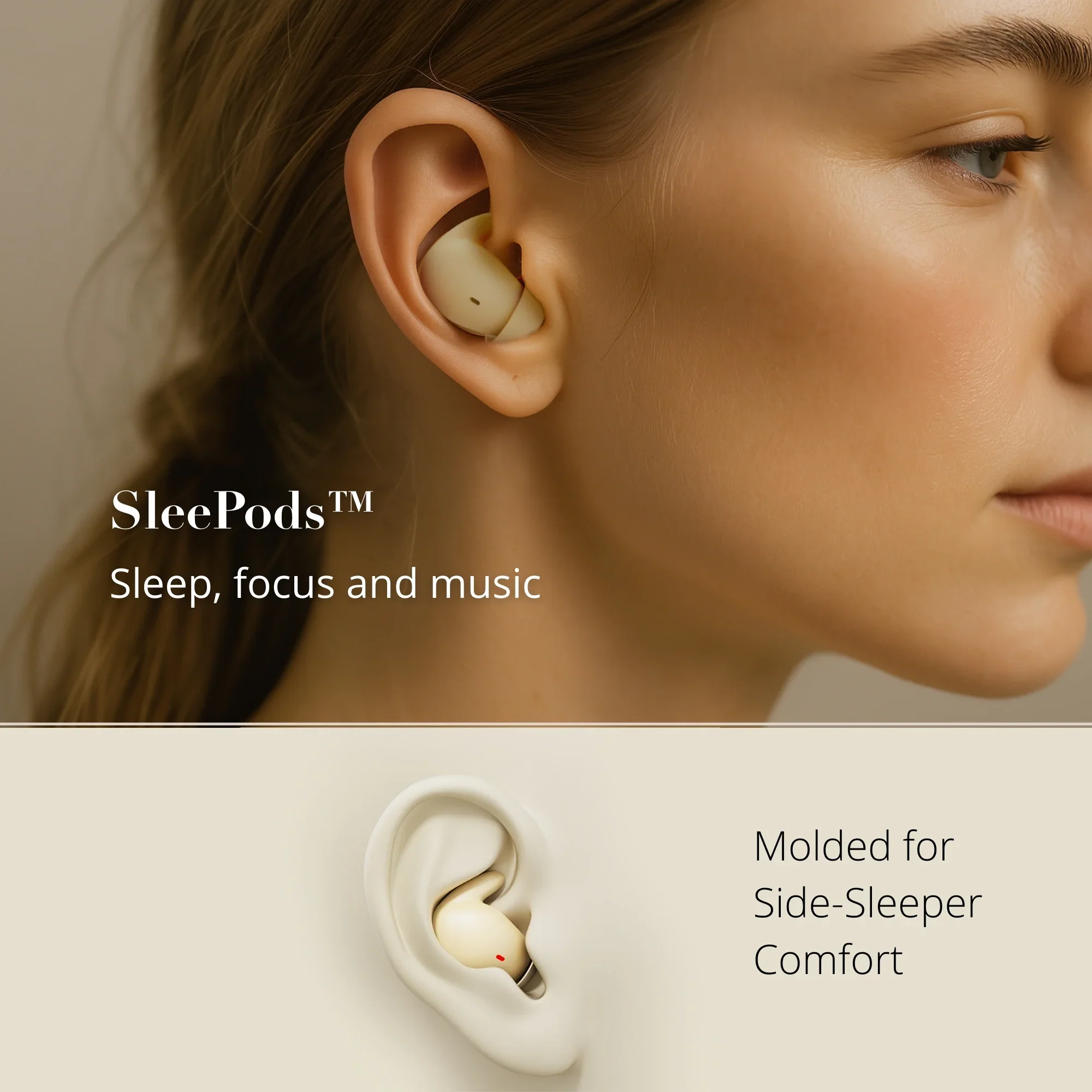 SleePods™ - Side-Sleeper Sleep Buds