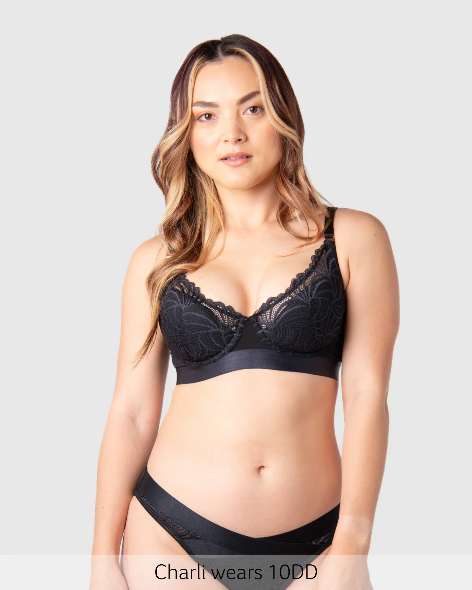 Warrior Plunge 2.0 Nursing Bra - Black