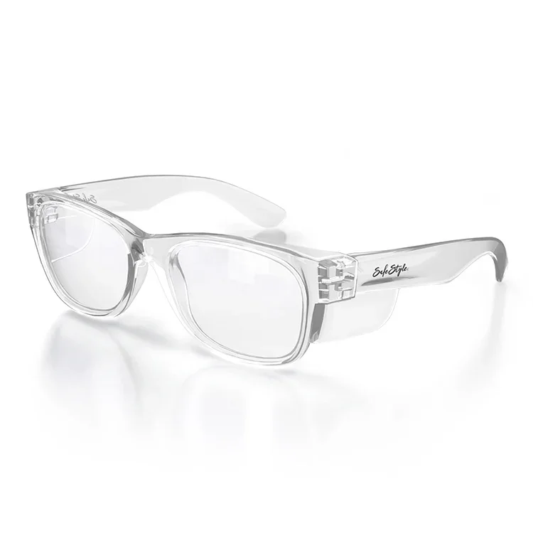 Classics Clear Frame Clear Lens Safety Glasses