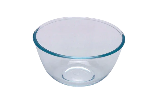 Glass mixing bowl