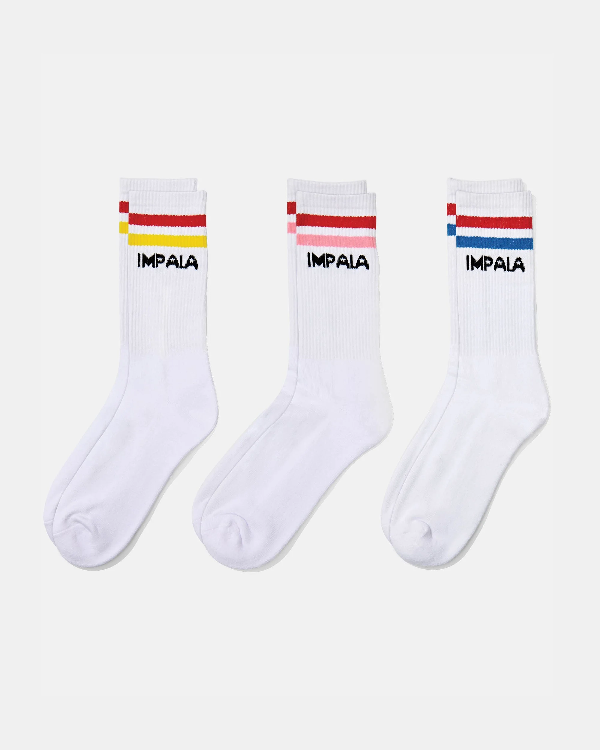 Impala Stripe Sock 3pk - Multi
