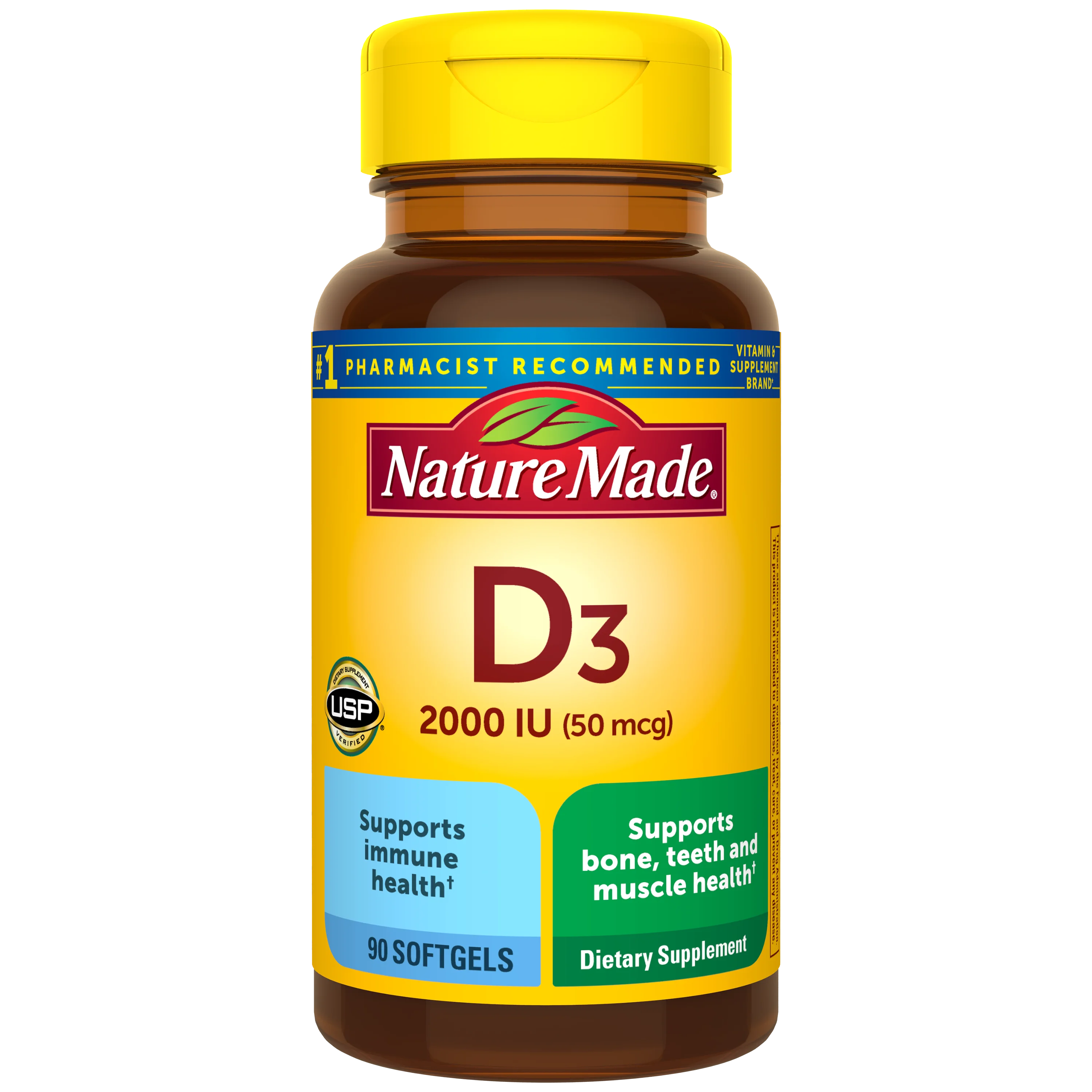 Vitamin D3 2000 IU (50 mcg) Softgels