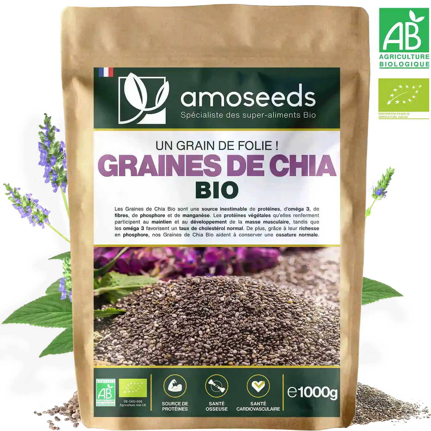 Graines de Chia Bio 1kg