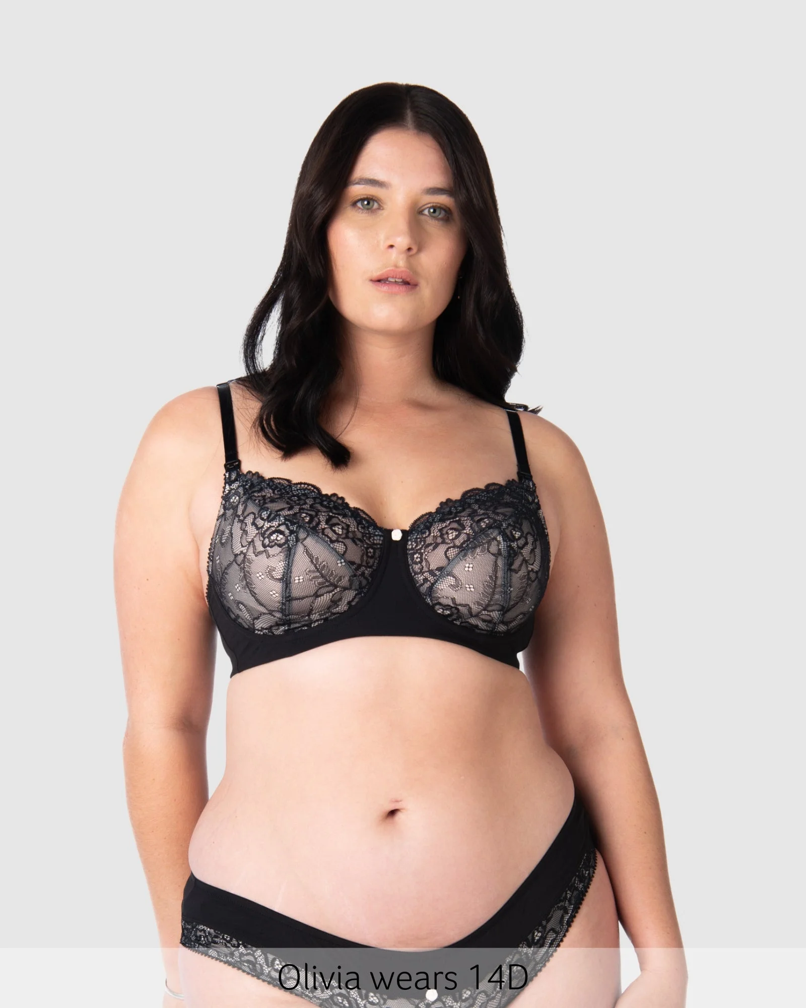 Temptation Full Cup Nursing Bra - Black
