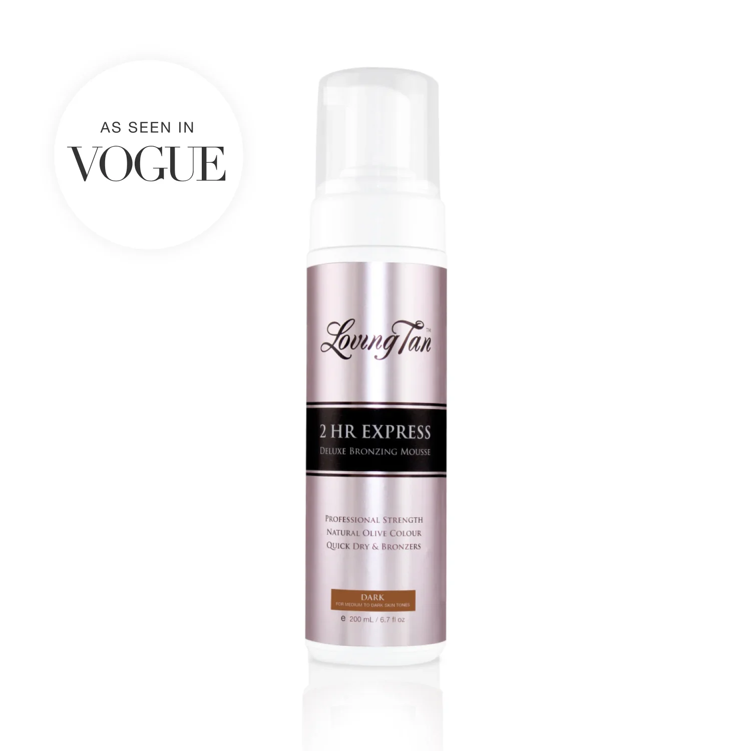 2 HR Express Self-Tanning Mousse Dark 200ml