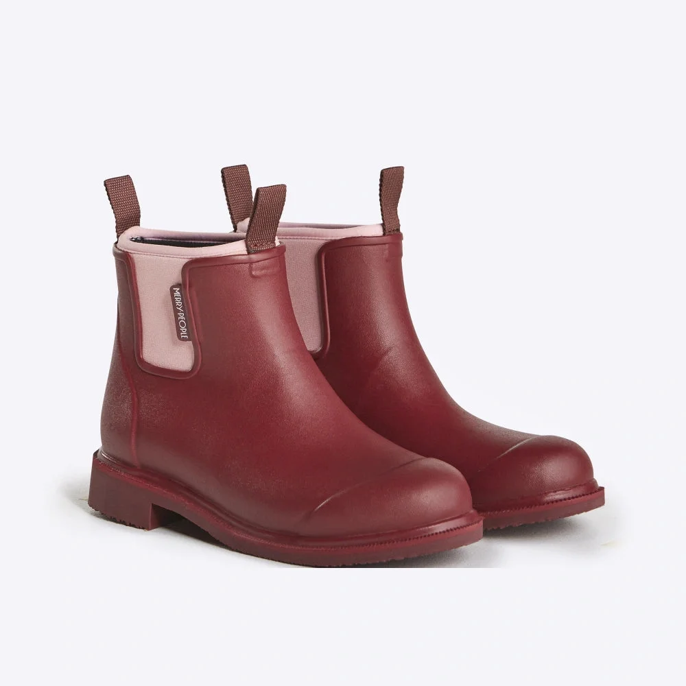 Bobbi Rain Boot // Beetroot & Light Pink [Retired]