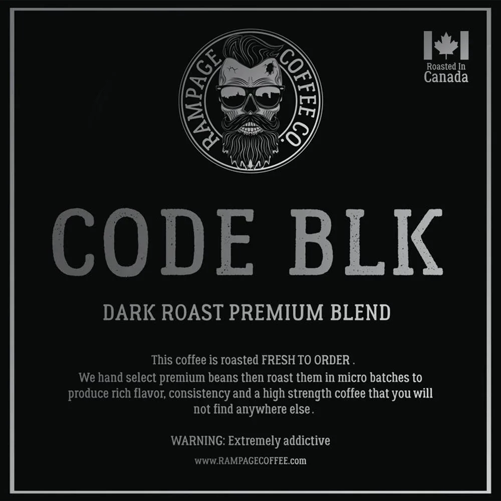 CODE BLK | Dark Roast Premium Blend - 360g