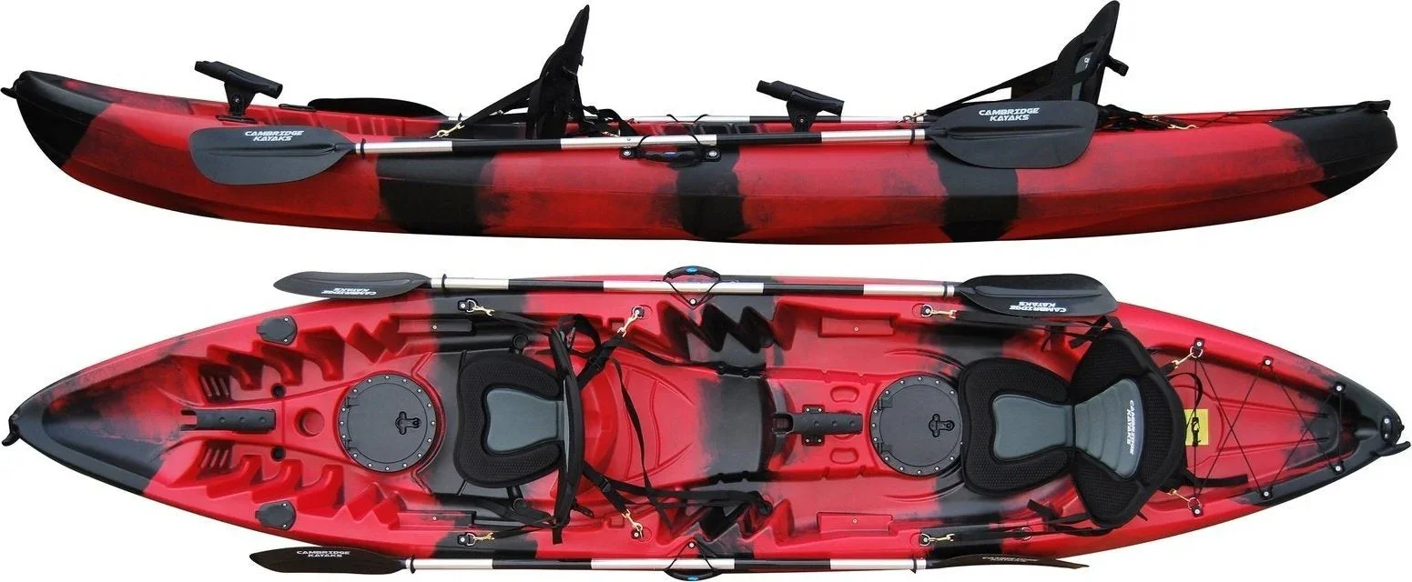 Sunfish Double Sit On Top Leisure Fishing Kayak 2 plus 1