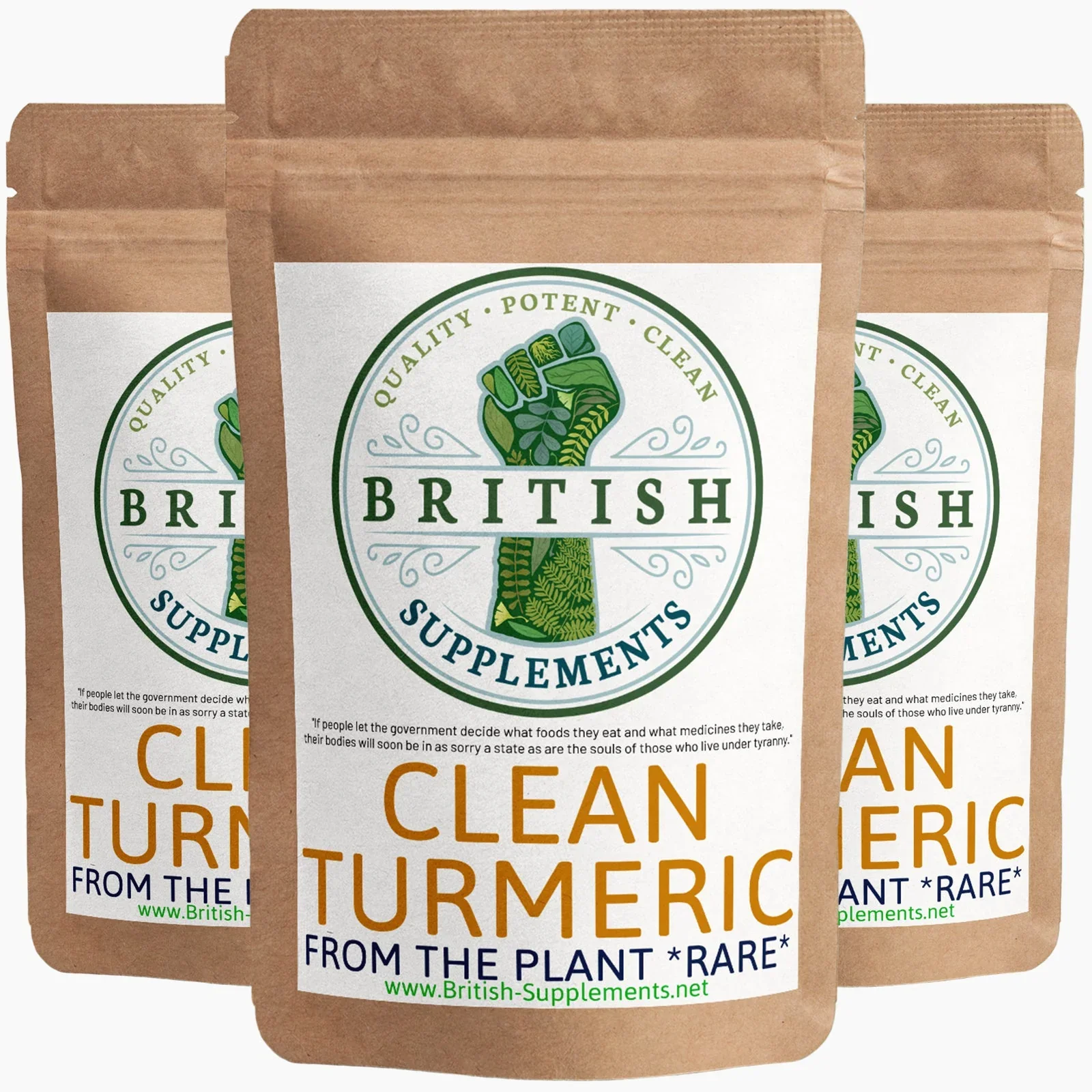 Clean Genuine Indian Turmeric Extract + Uptake Blend