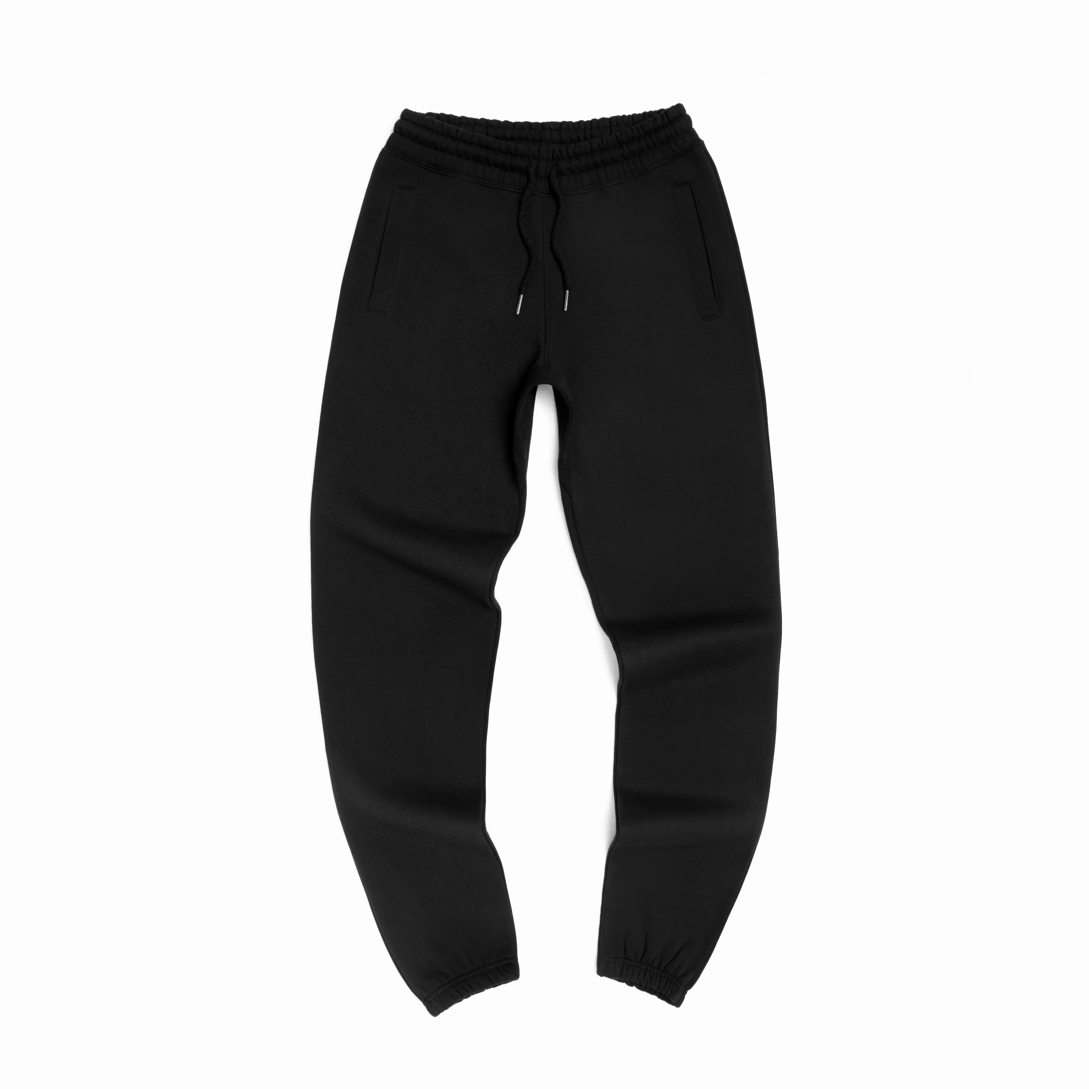 Black Organic Heavyweight Brushed Pant
