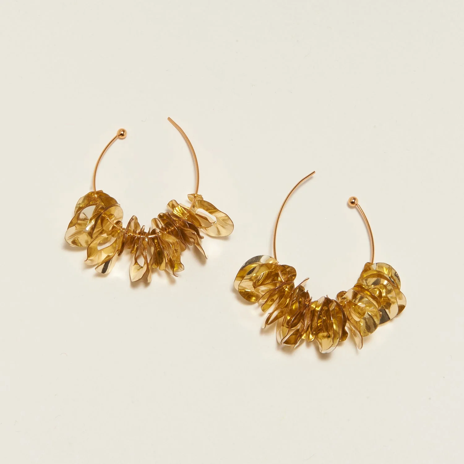 Mini Lolita Gold Hoop Earrings