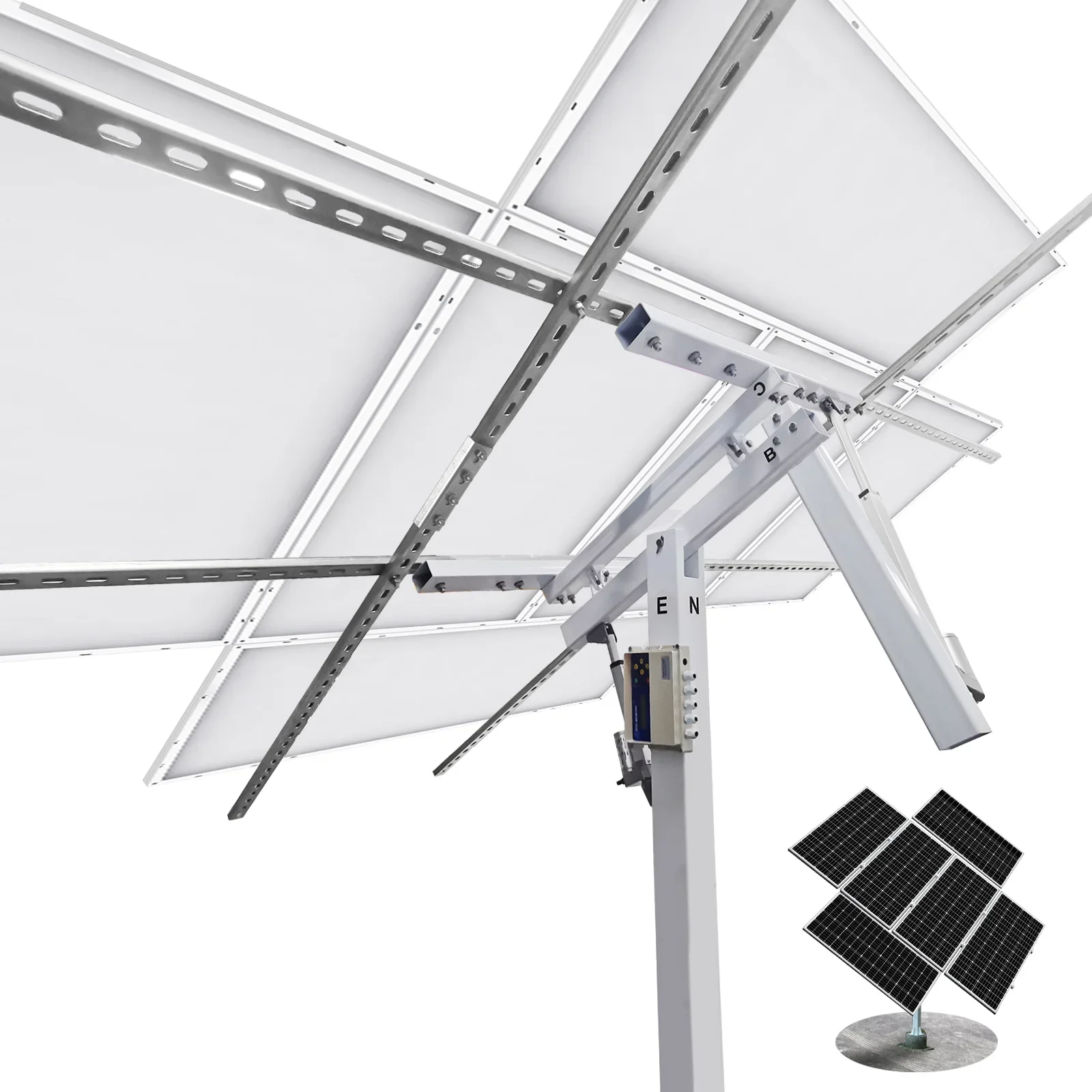 Dual Axis Solar Tracker System