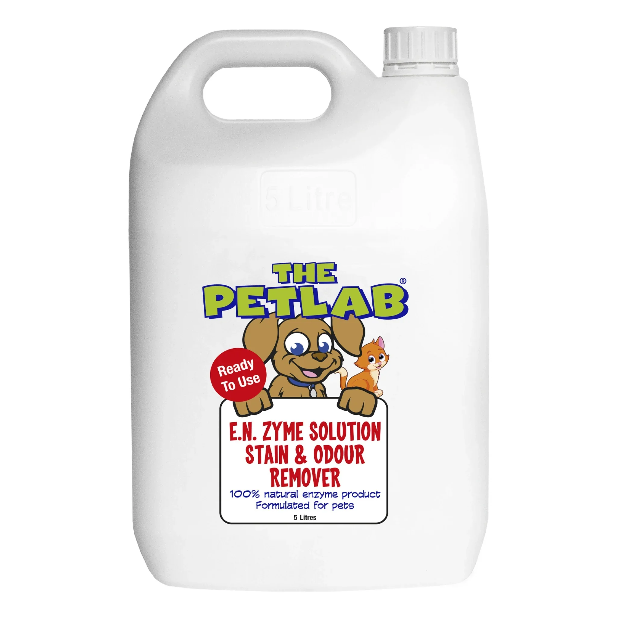 PetLab 5L Urine Stain & Odour Remover Ready To Use Formula