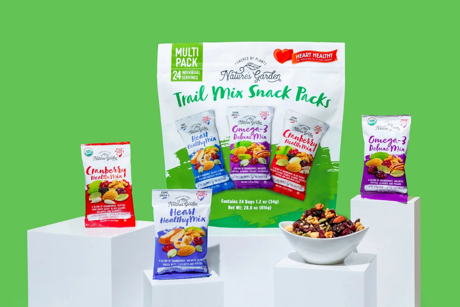 Healthy Trail Mix Snack Packs