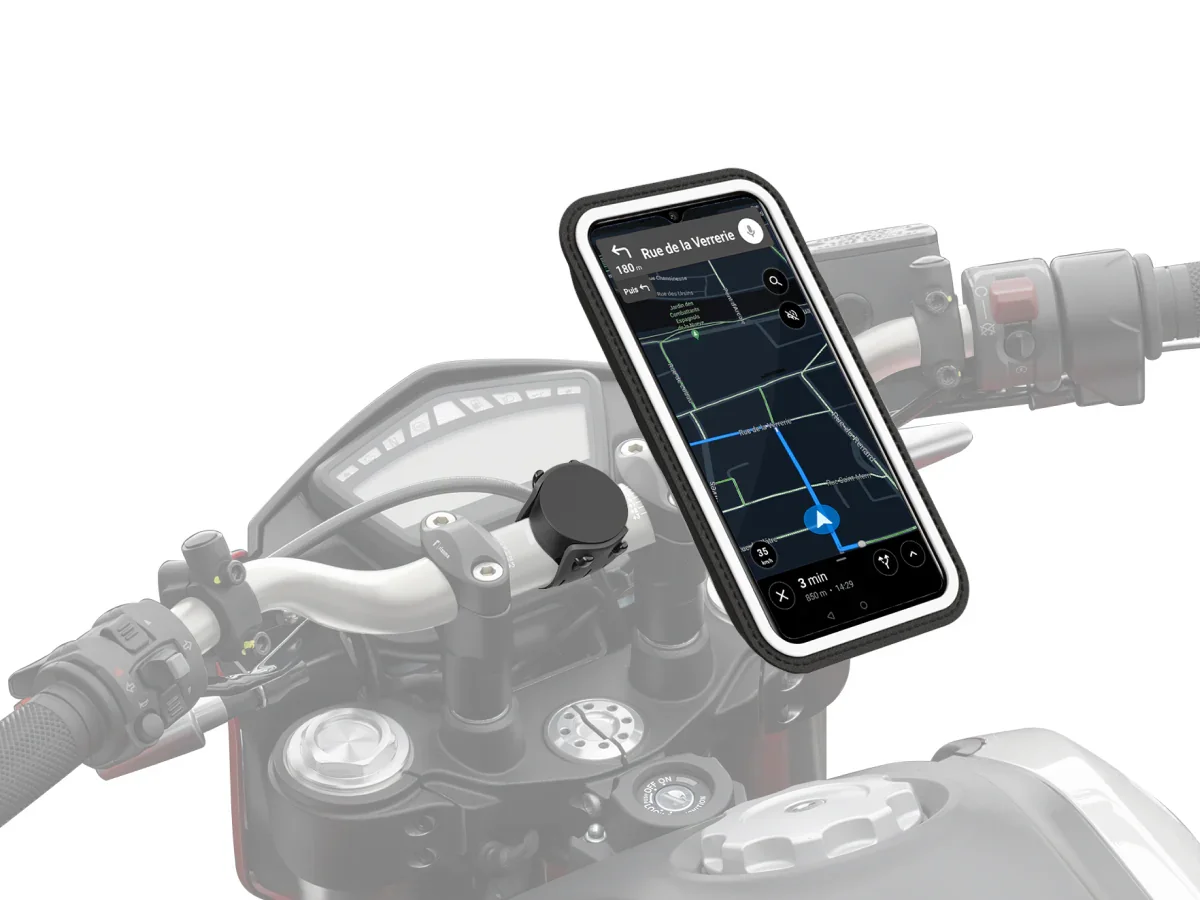 Motocycle phone mount