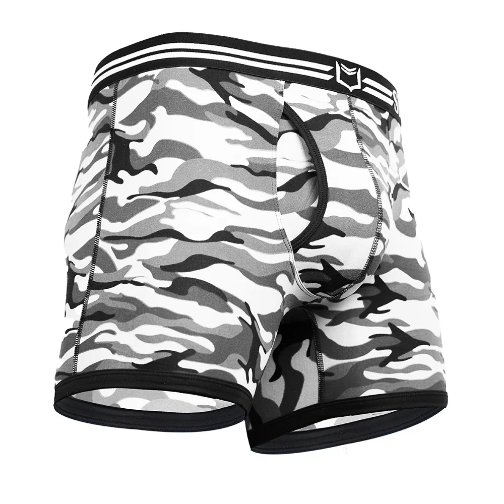 SHEATH 4.0 Polyester Camo Men's Pouch Boxer Brief 5"