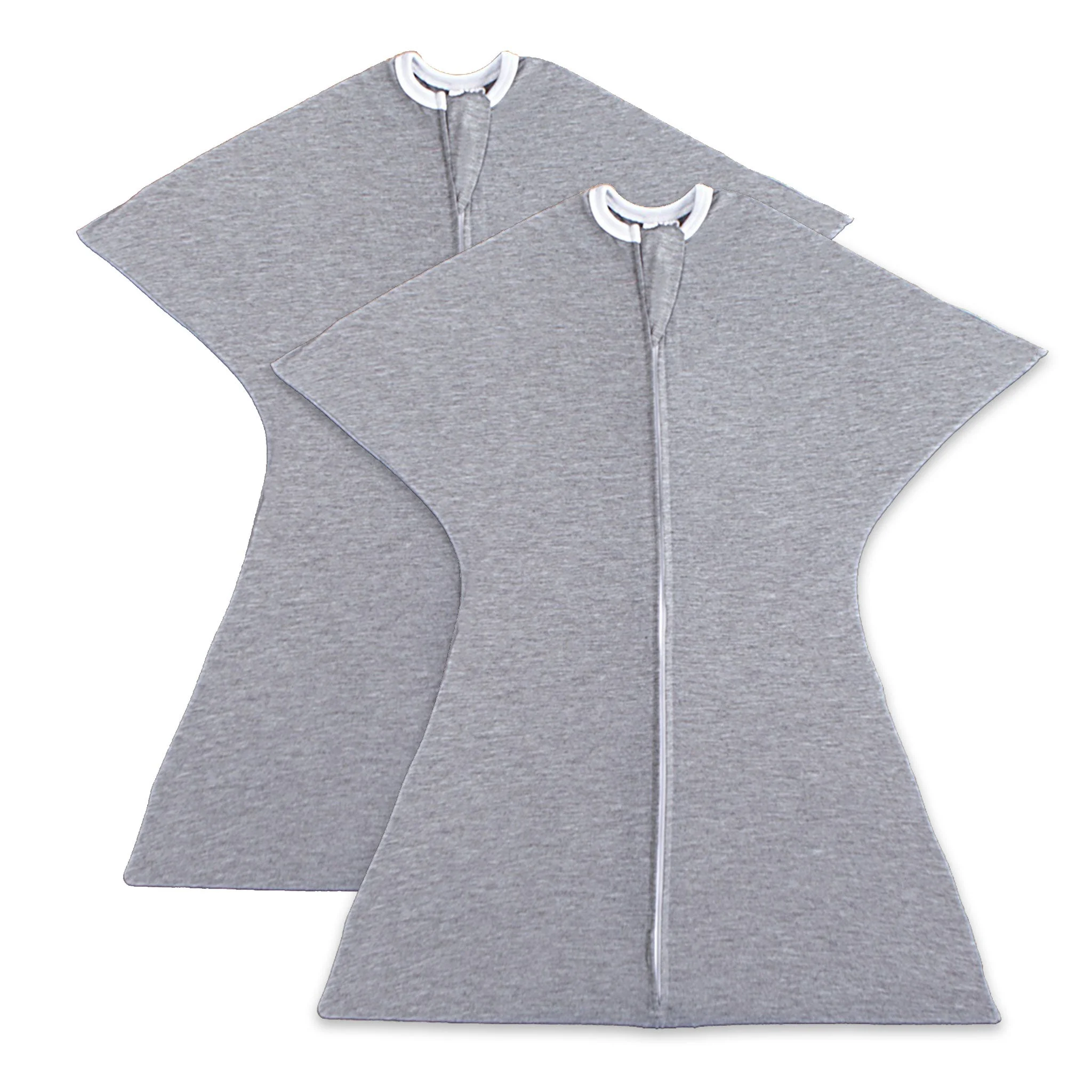 Sleeping Baby Classic Heather Zipadee-Zip Swaddle Transition - Bundle of 2