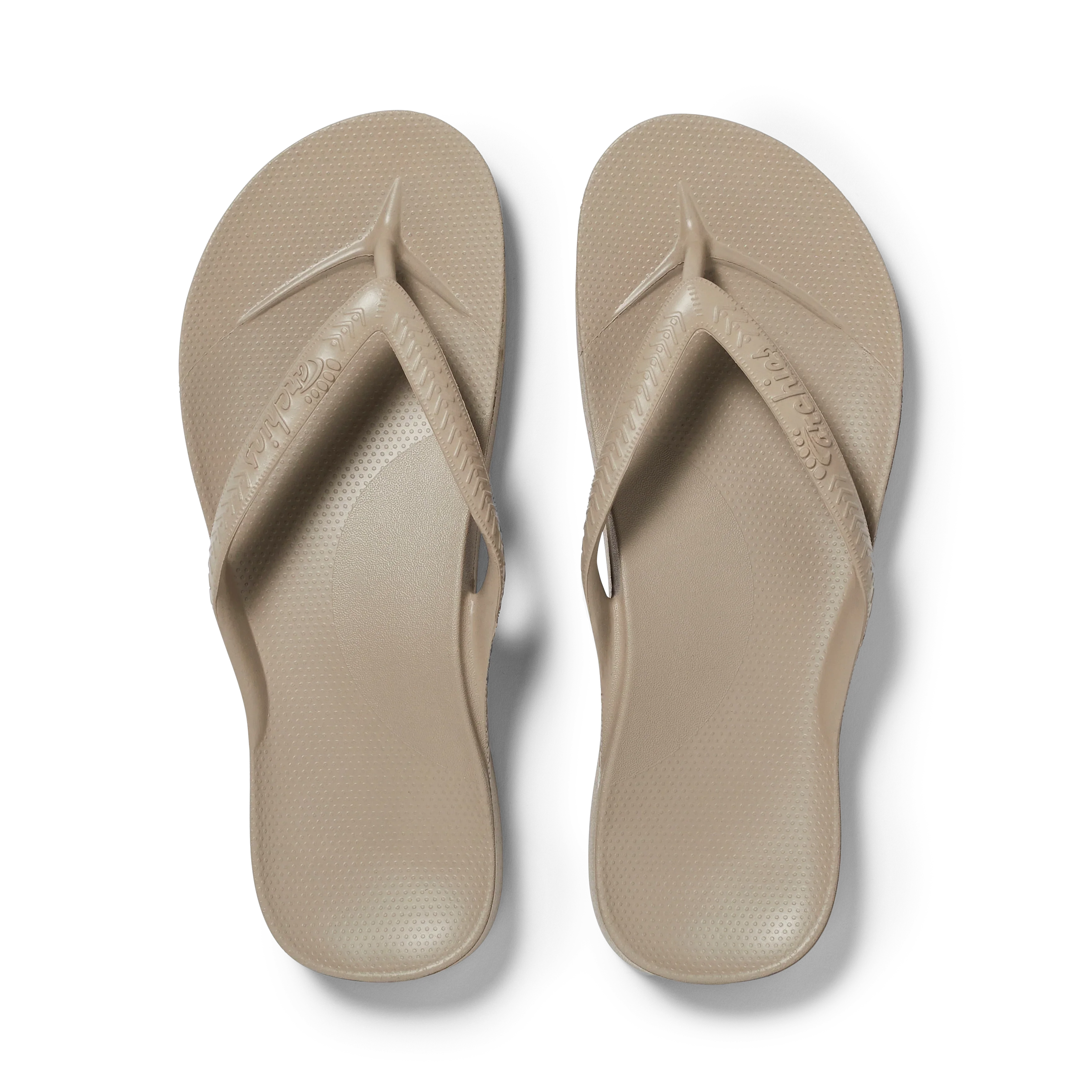 Arch Support Flip Flops - Classic - Taupe