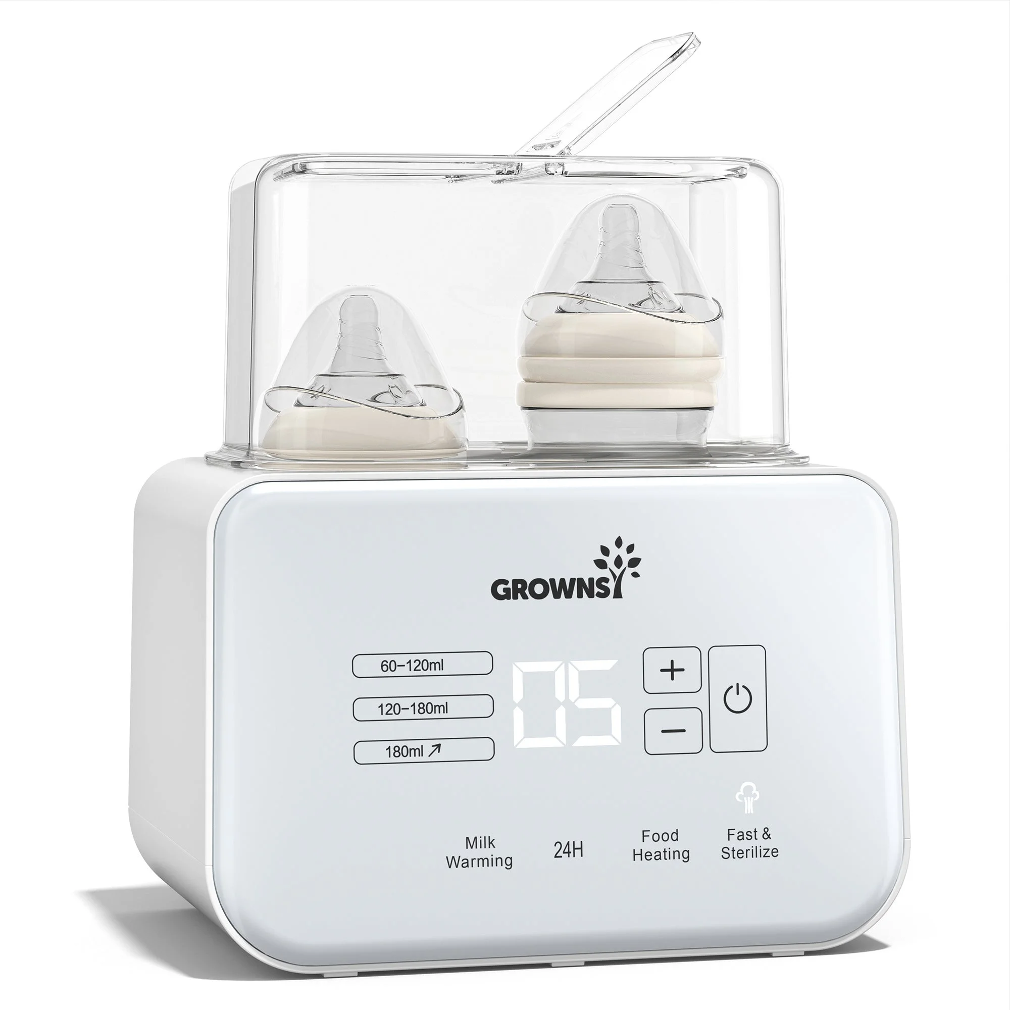 8-in-1 Baby Bottle Warmer, Fast Heating with Timer