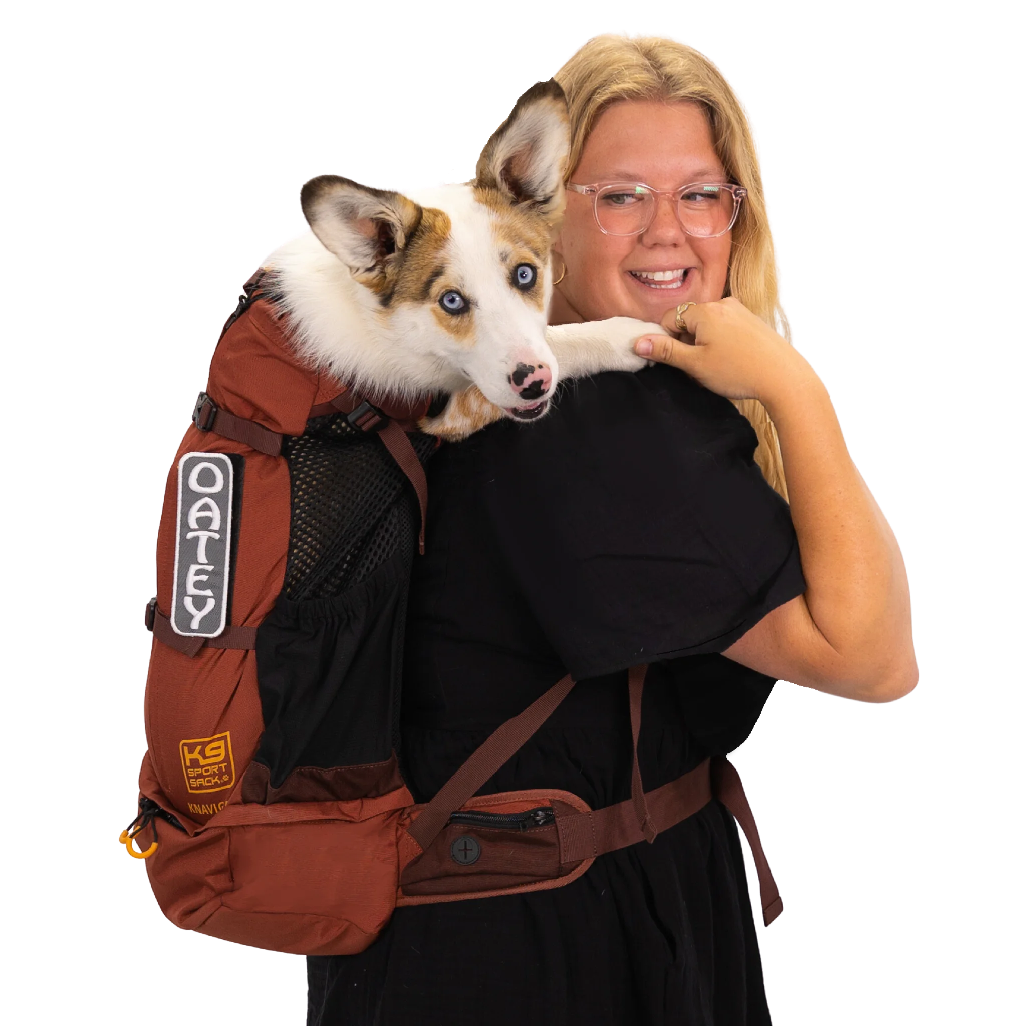 Knavigate | Advanced Dog Carrier with Internal Frame & Hip Belt