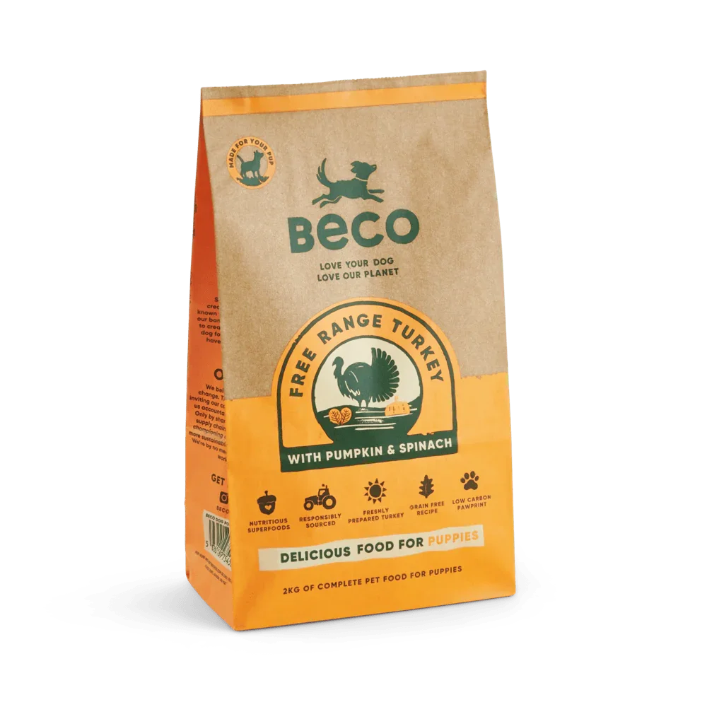 Free-Range Turkey Puppy Food with Pumpkin & Spinach