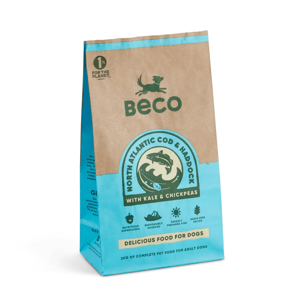 Cod & Haddock Dry Food with Kale & Chickpeas