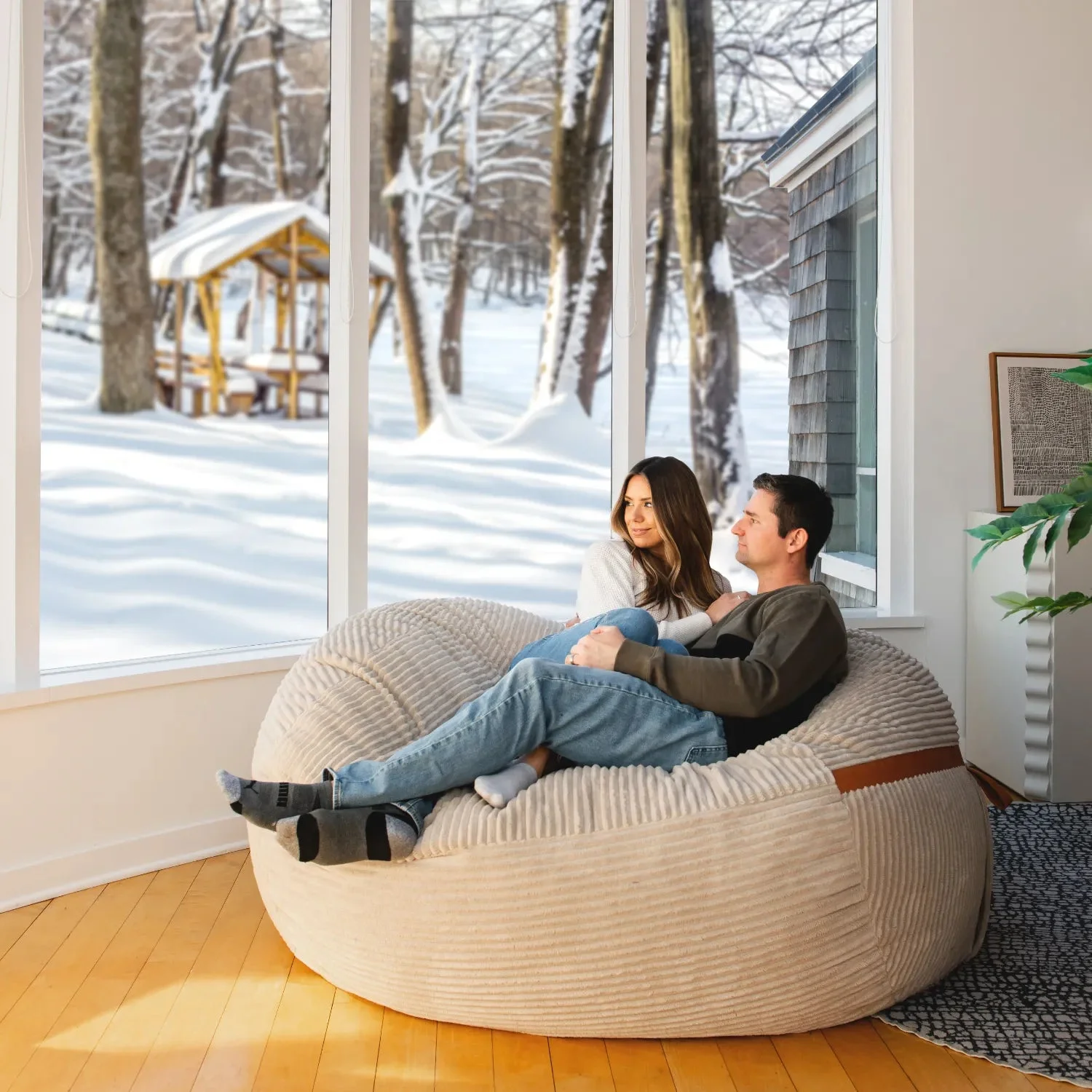 Fuf® 6.5Ft Foam Bean Bag