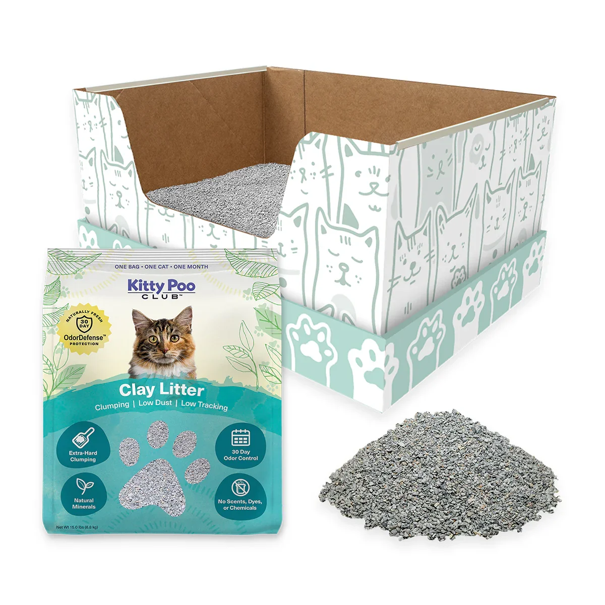 Standard Disposable Litter Box (Clay)