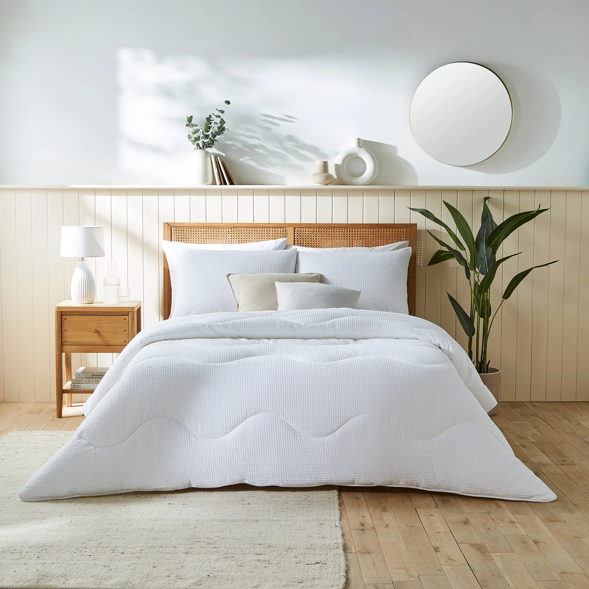 Night Lark®  - Natural Cotton Waffle Coverless Duvet