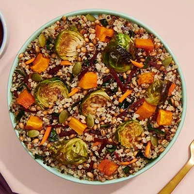 Brussels & Squash Harvest Bowl