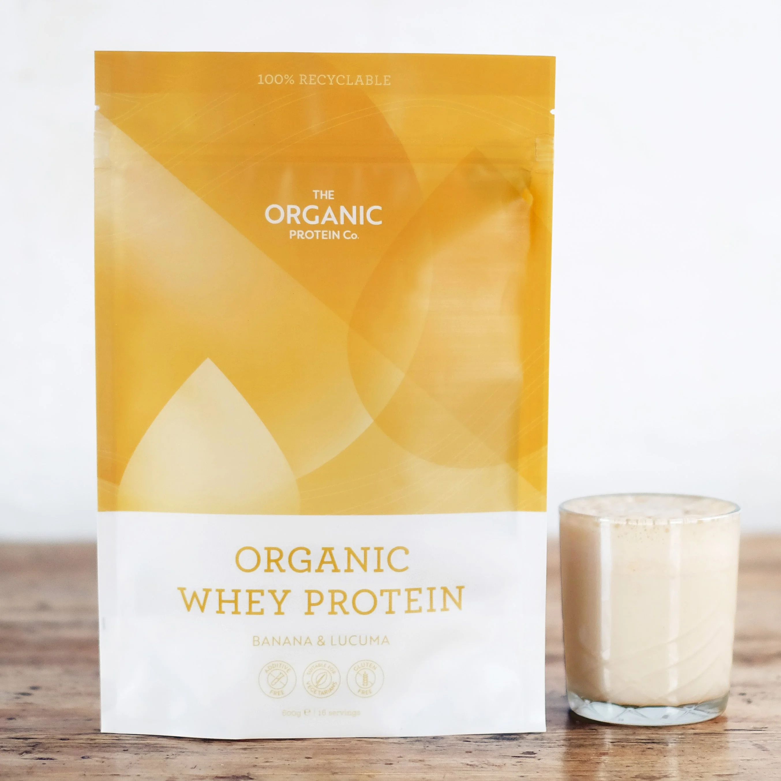Organic Whey Protein Banana & Lucuma