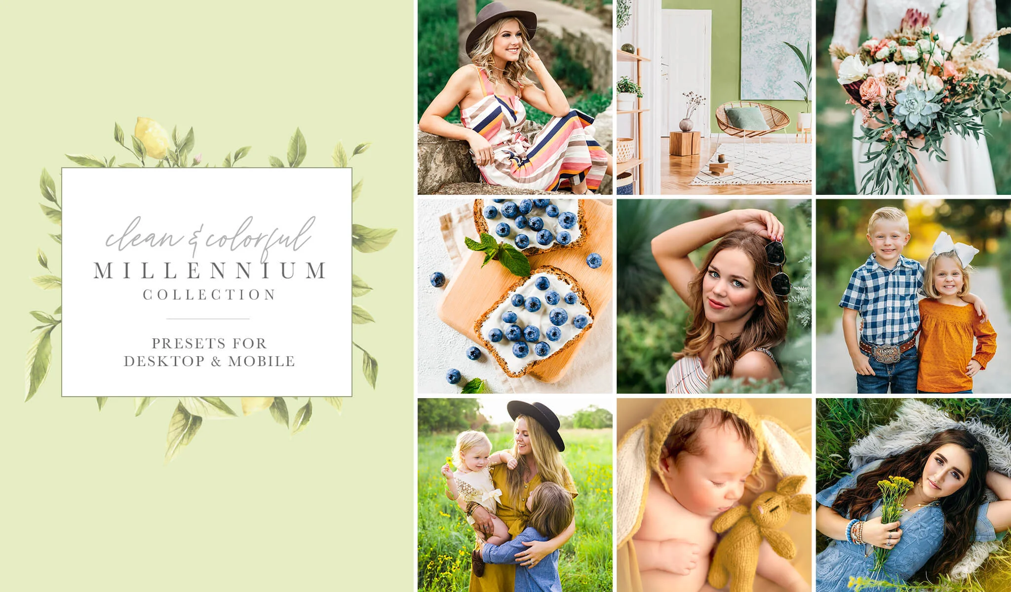 Clean & Colorful Millennium Preset Collection