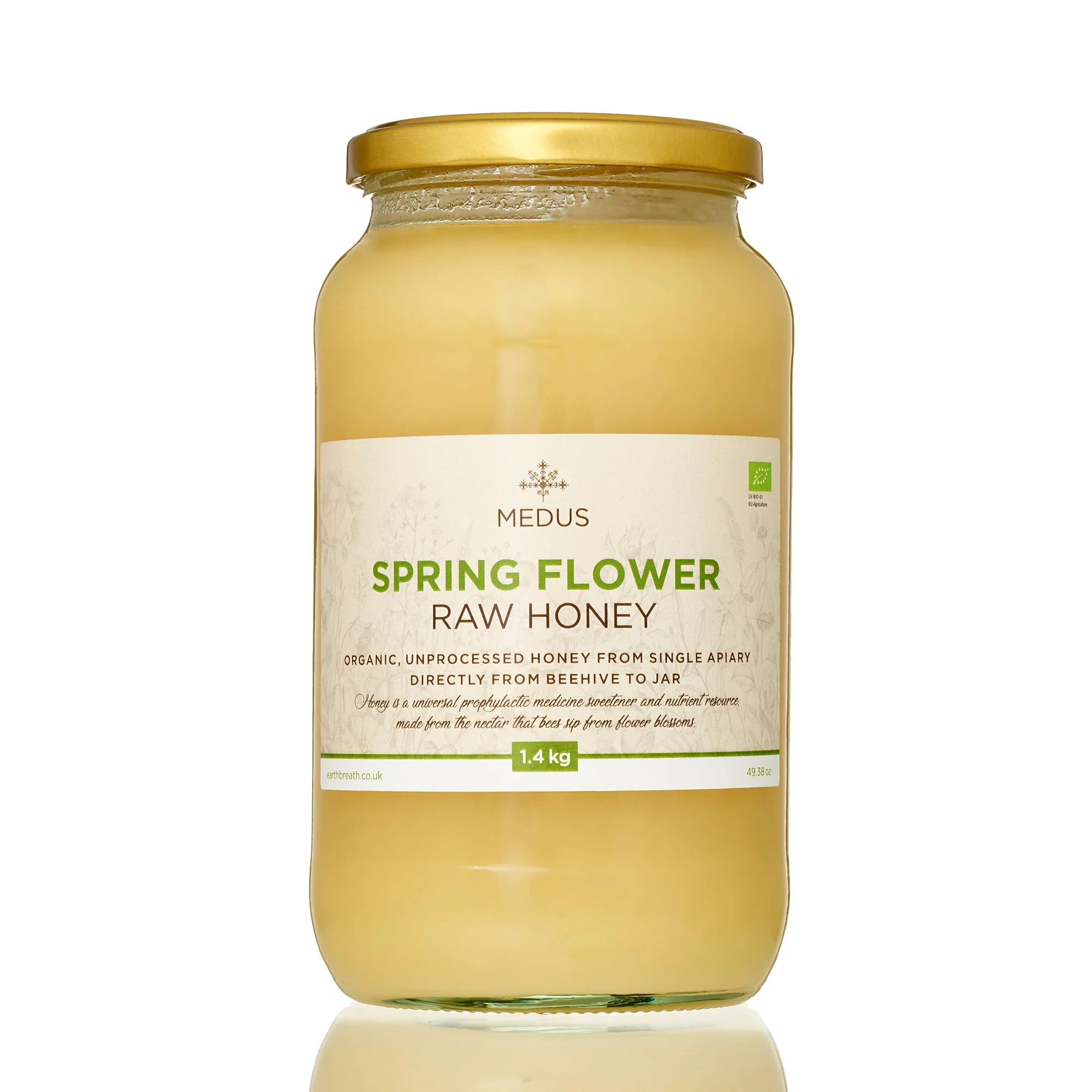 Organic Raw Spring Flower Honey