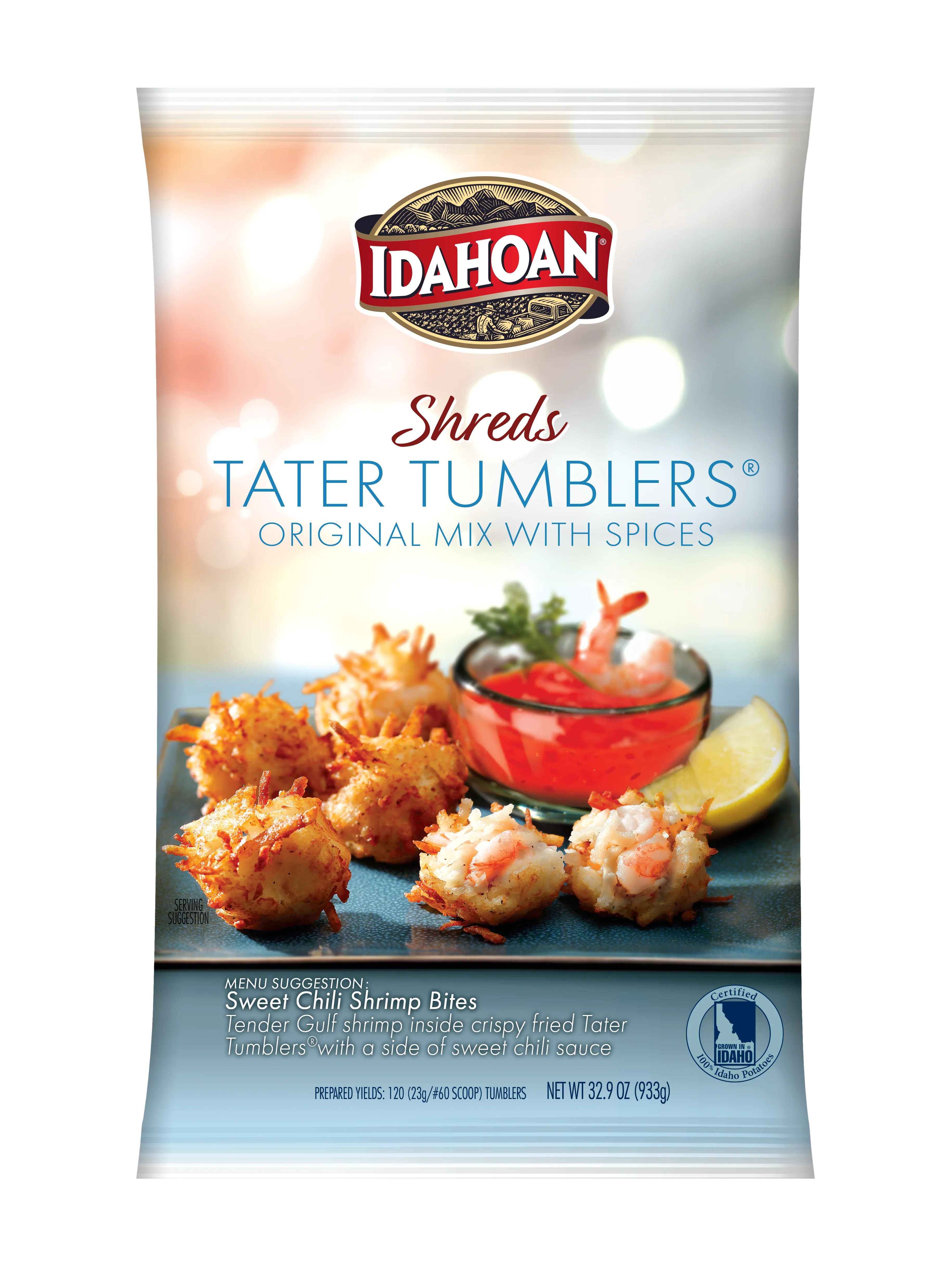 Idahoan® SHREDS Tater Tumblers® Original Mix with Spices, 32.9 Oz (Pack of 4)