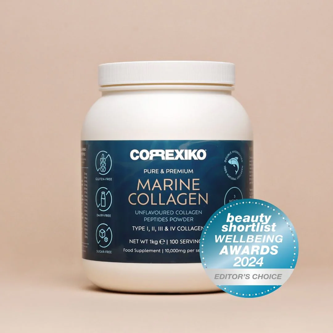 Correxiko Marine Collagen Powder | 10,000mg Double Hydrolysed for Maximum Absorption