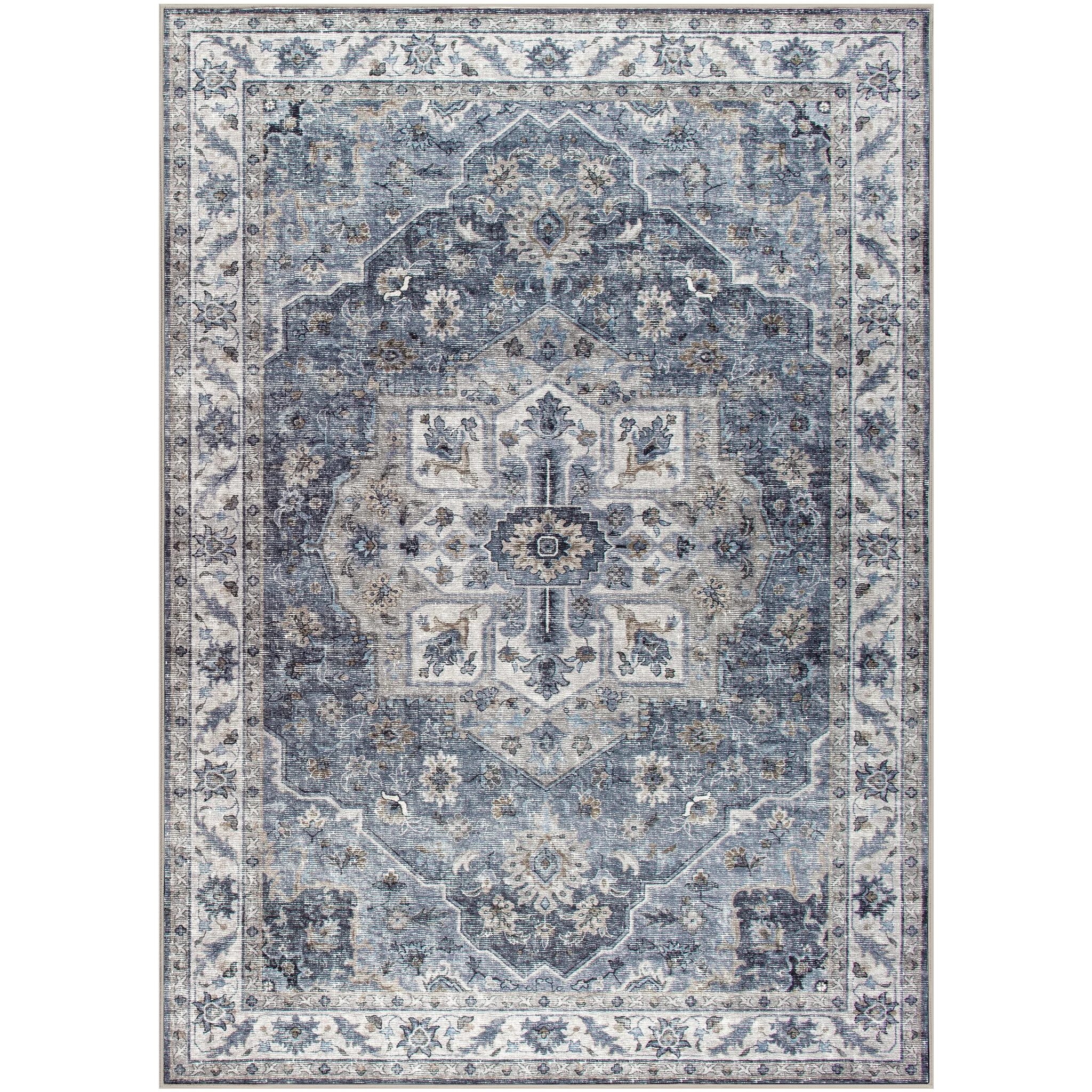 Amara - Indigo/Beige