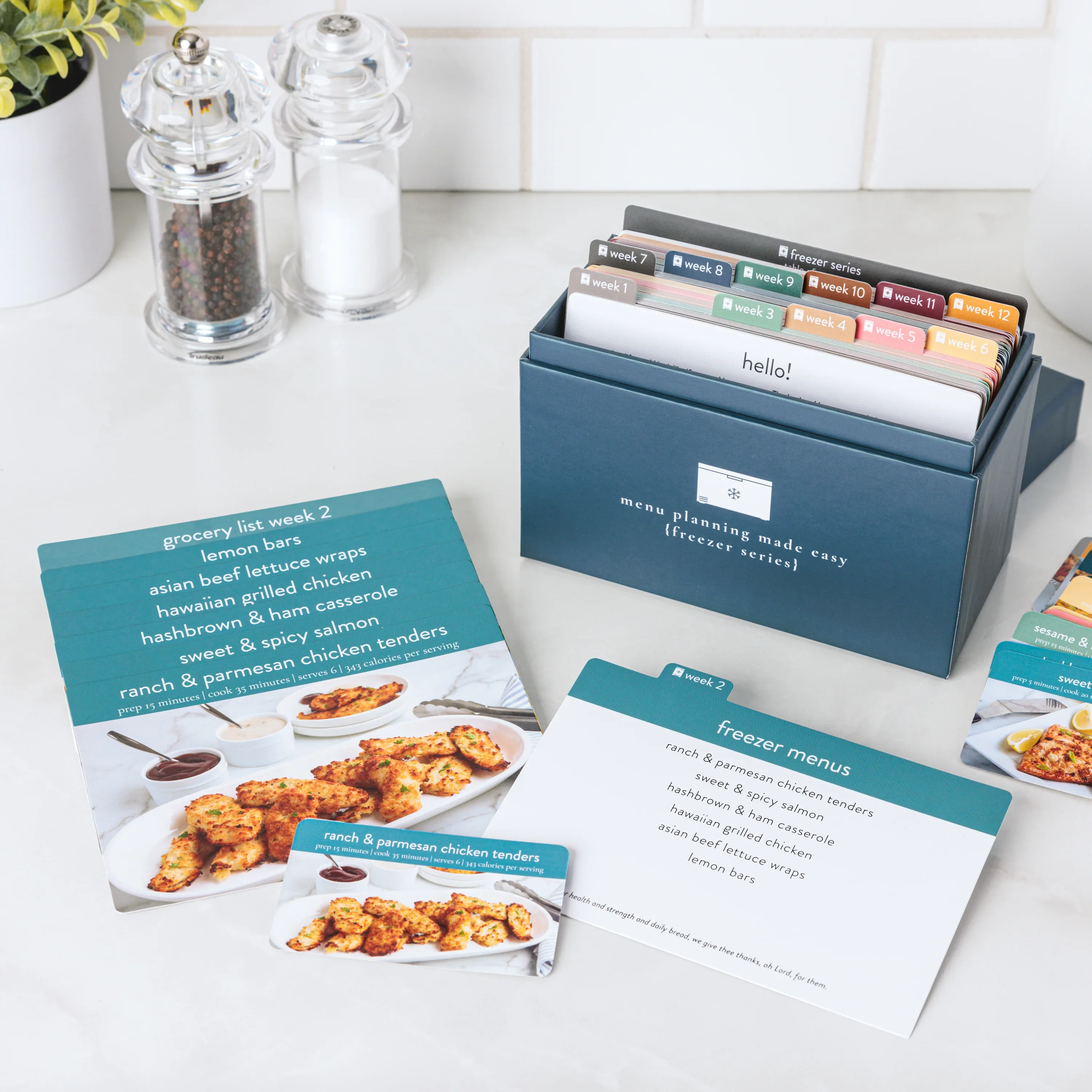 Freezer Menu Plans Pack - Photo Edition