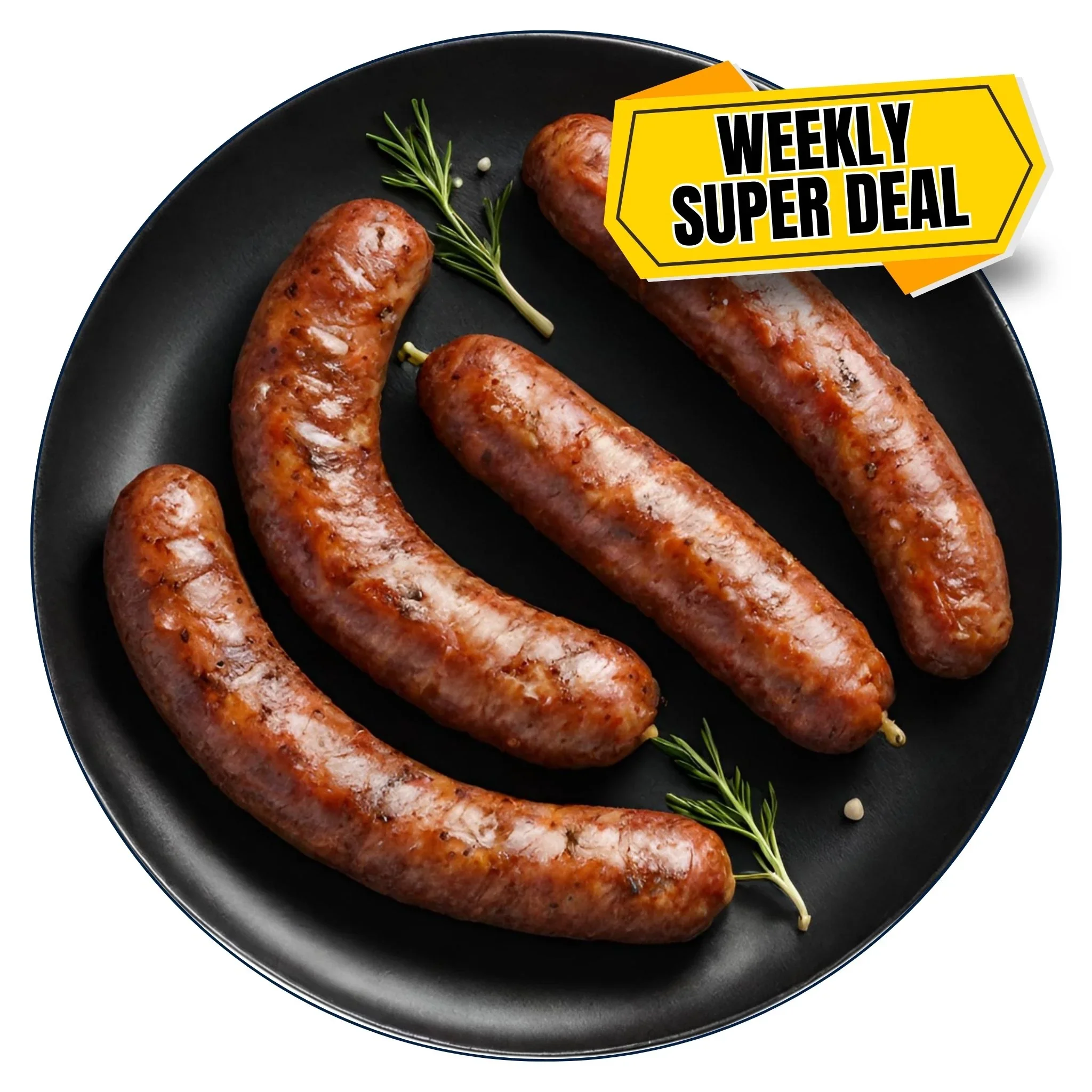 Traditional Beef Sausages 1kg Gluten Free - Premium Frozen NZ Beef Sausages