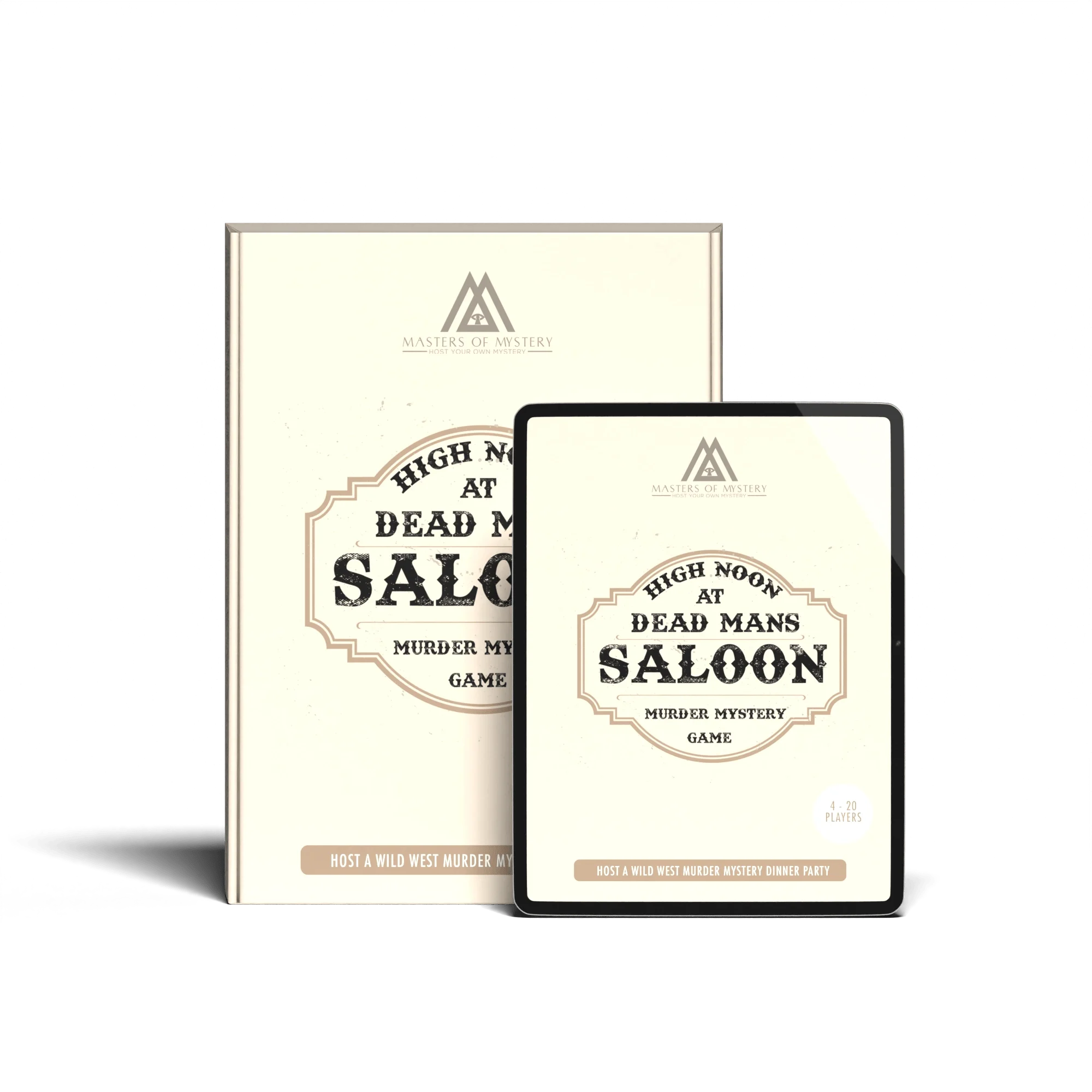 Wild West Cowboy Murder Mystery Host Your Own Game Kit