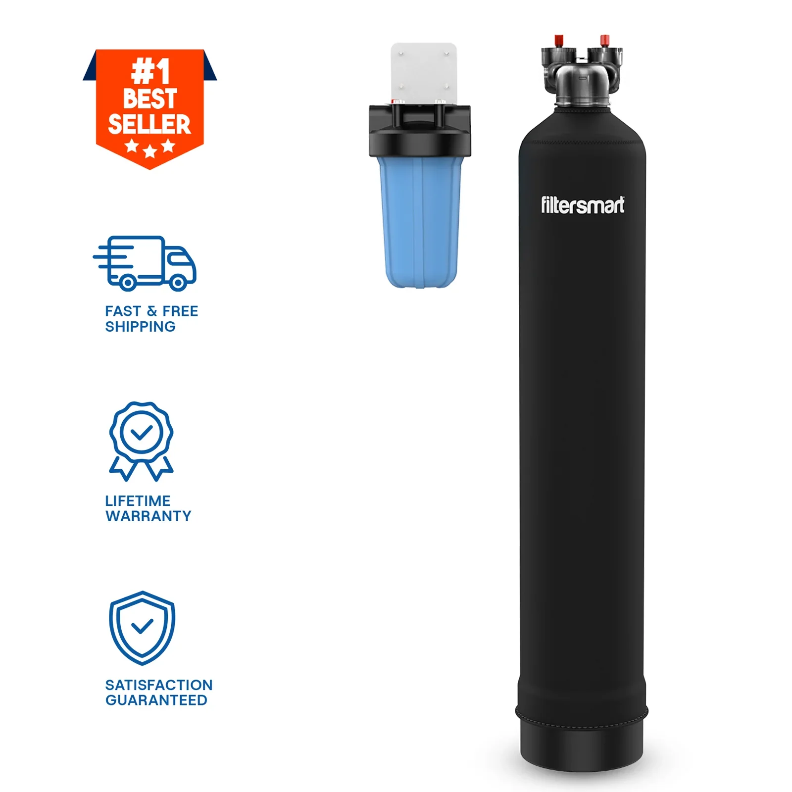 Salt-Free Water Softener Alternative  System, Saltless Water Conditioner   - FS500