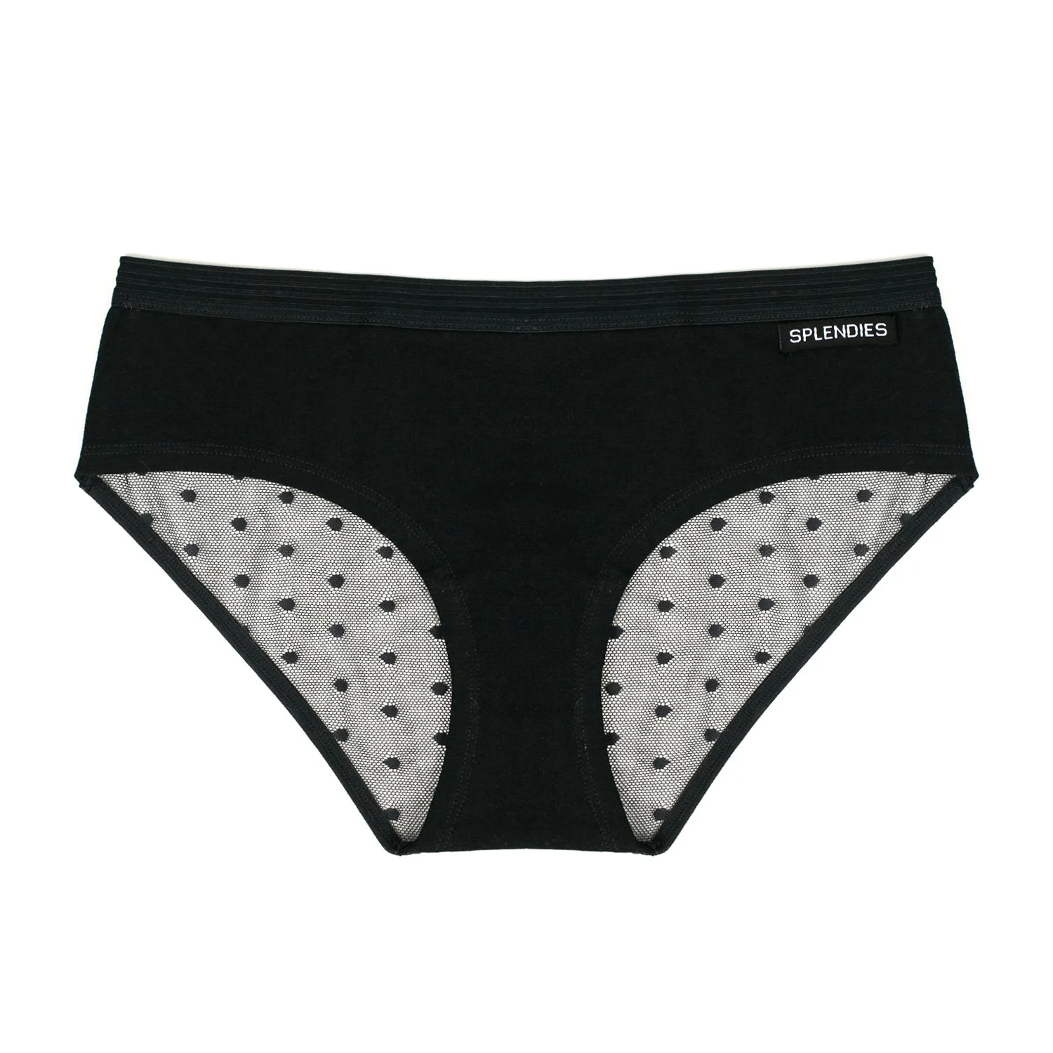 Splendies Black Cotton Bikini