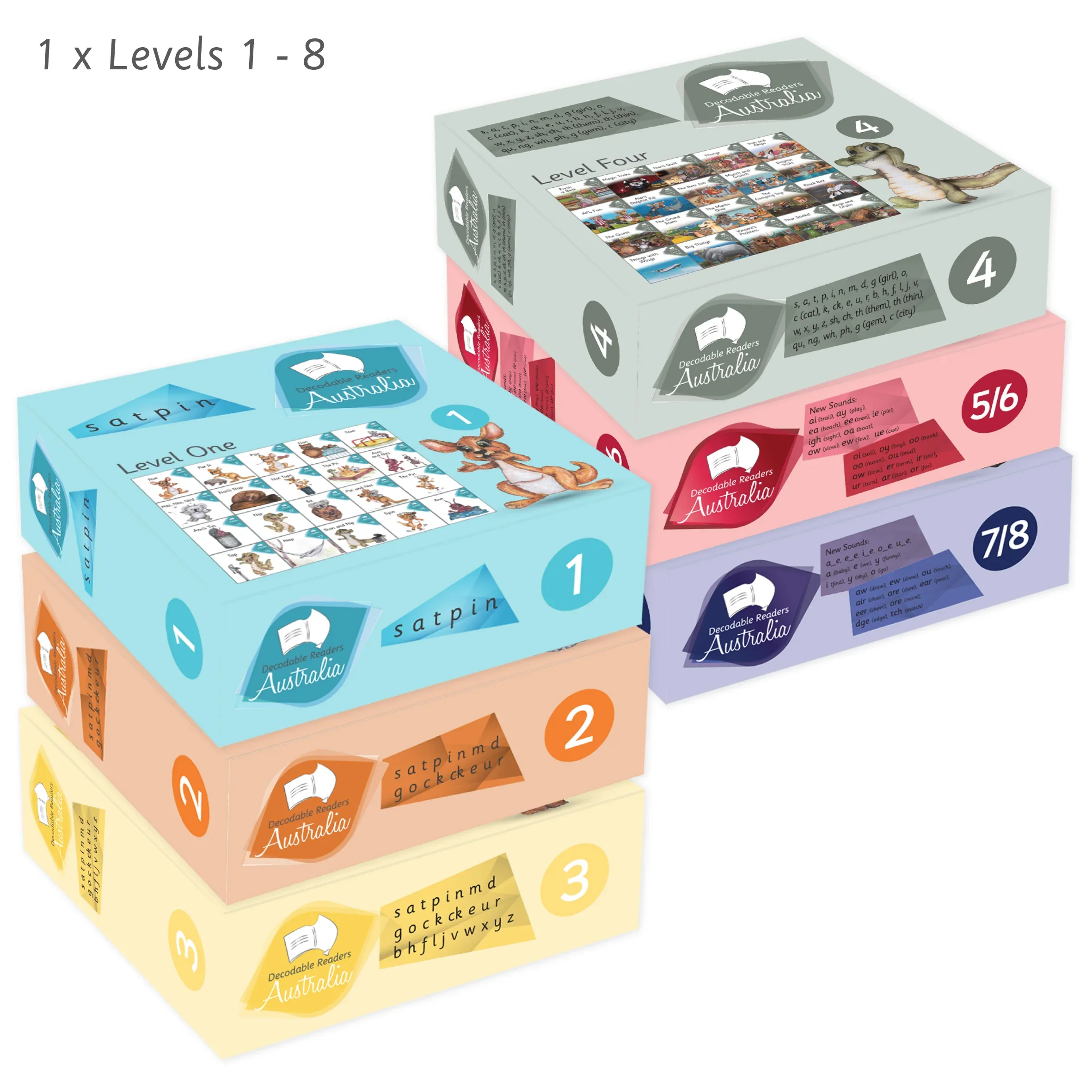 Main Fiction Series Complete INDIVIDUAL Set - Levels 1 - 8